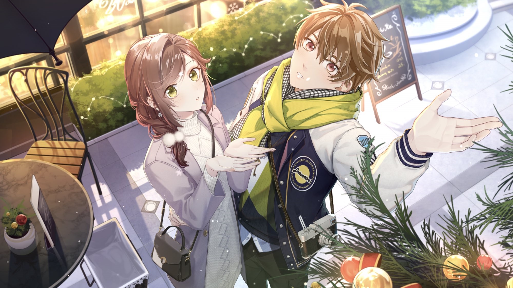 Minase Natsuhiko and Rosa from Tears of Themis HD Wallpaper