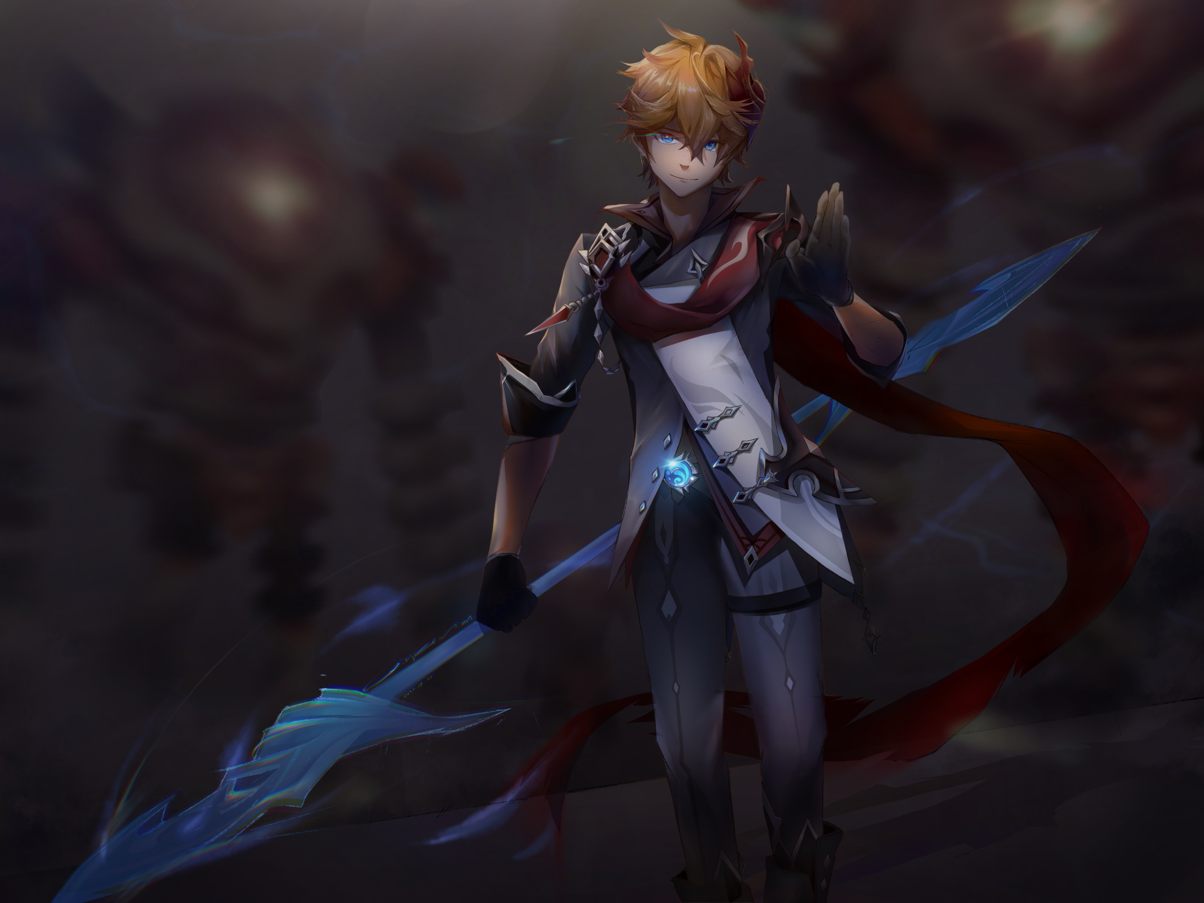 Tartaglia Childe from Genshin Impact 4K HD Wallpaper