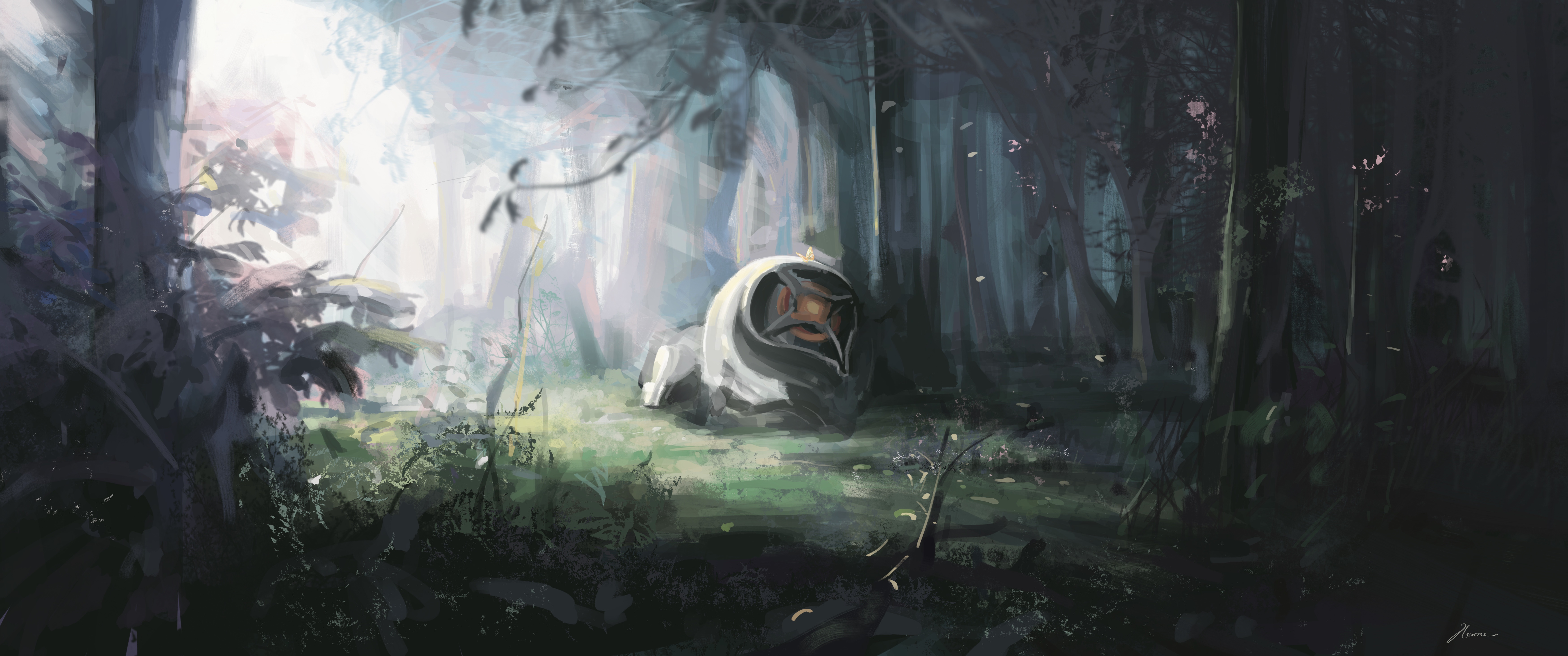 Genshin Impact 4K Forest Scenery HD Wallpaper