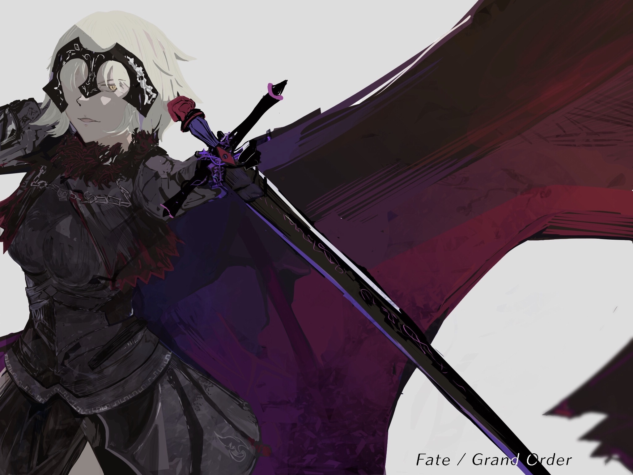 Jeanne d'Arc (Alter) from Fate/Grand Order HD Wallpaper