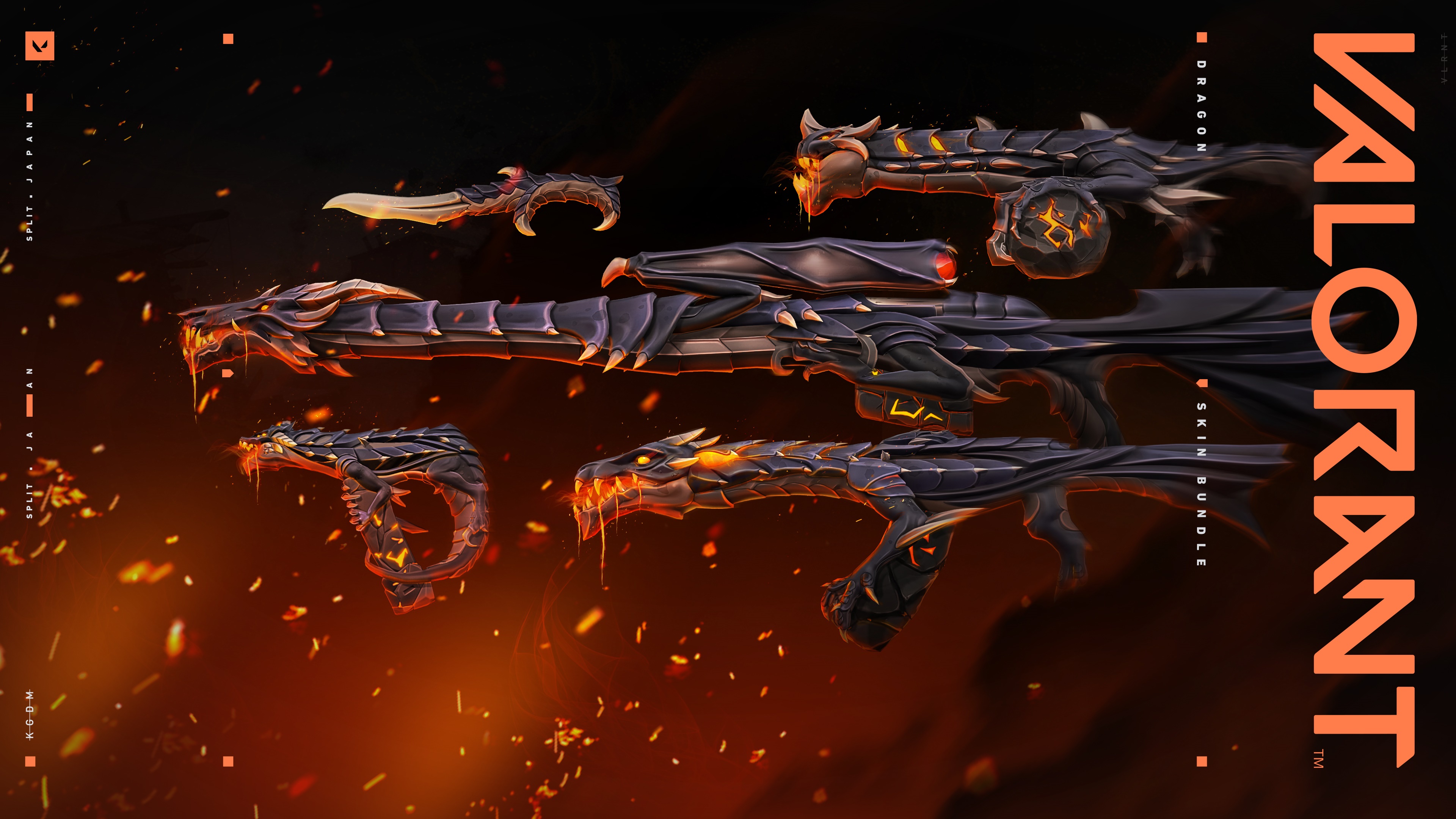 Valorant Dragon Skin Bundle 4K HD Wallpaper