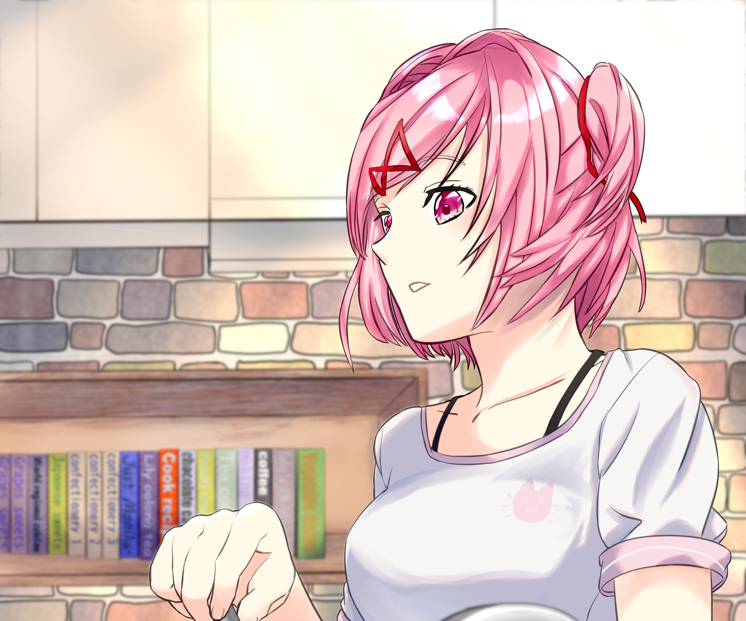 Natsuki from Doki Doki Literature Club! HD Wallpaper