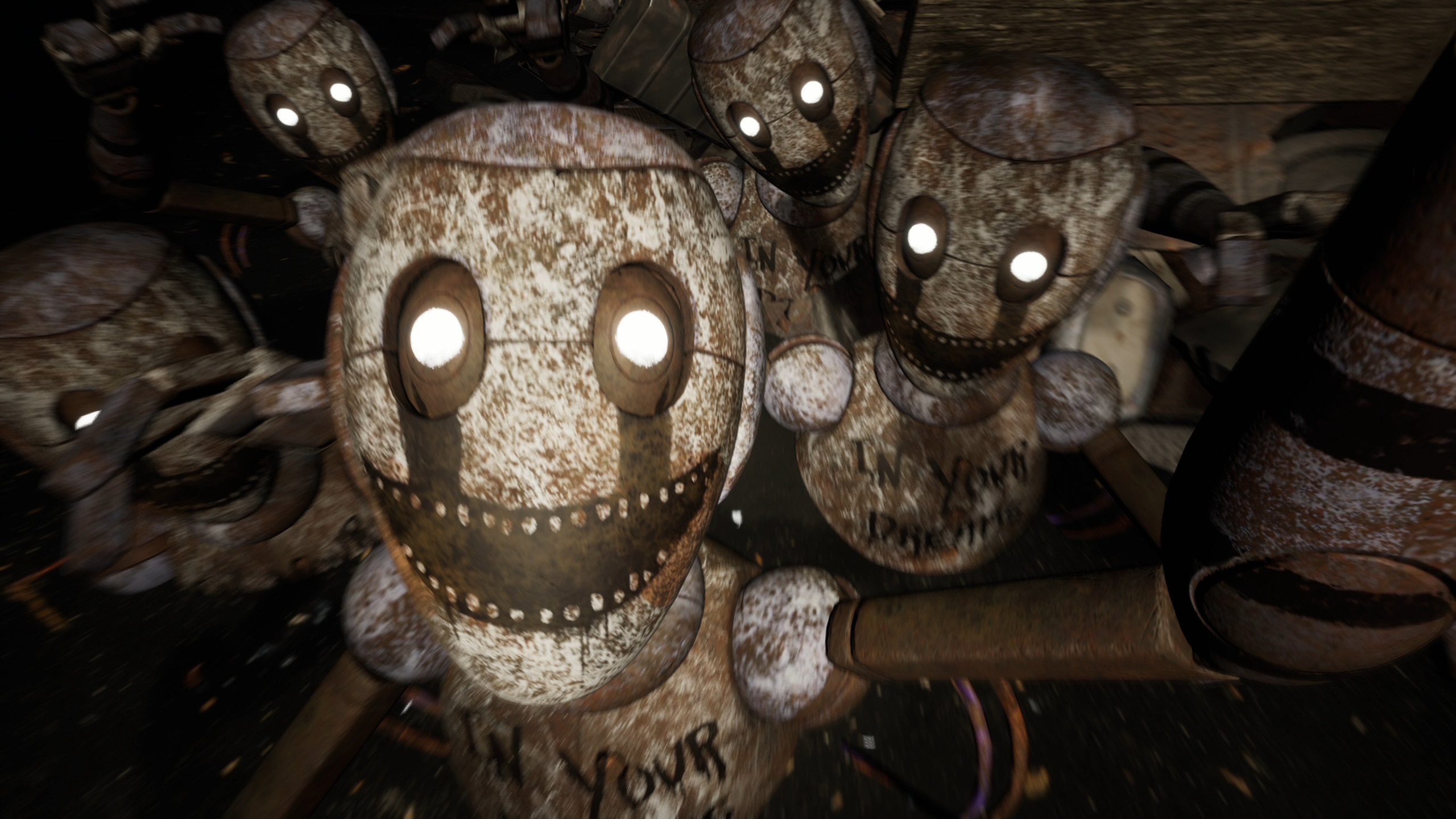 Puppet animatronics from Five Nights at Freddy's: Security Breach HD Wallpaper