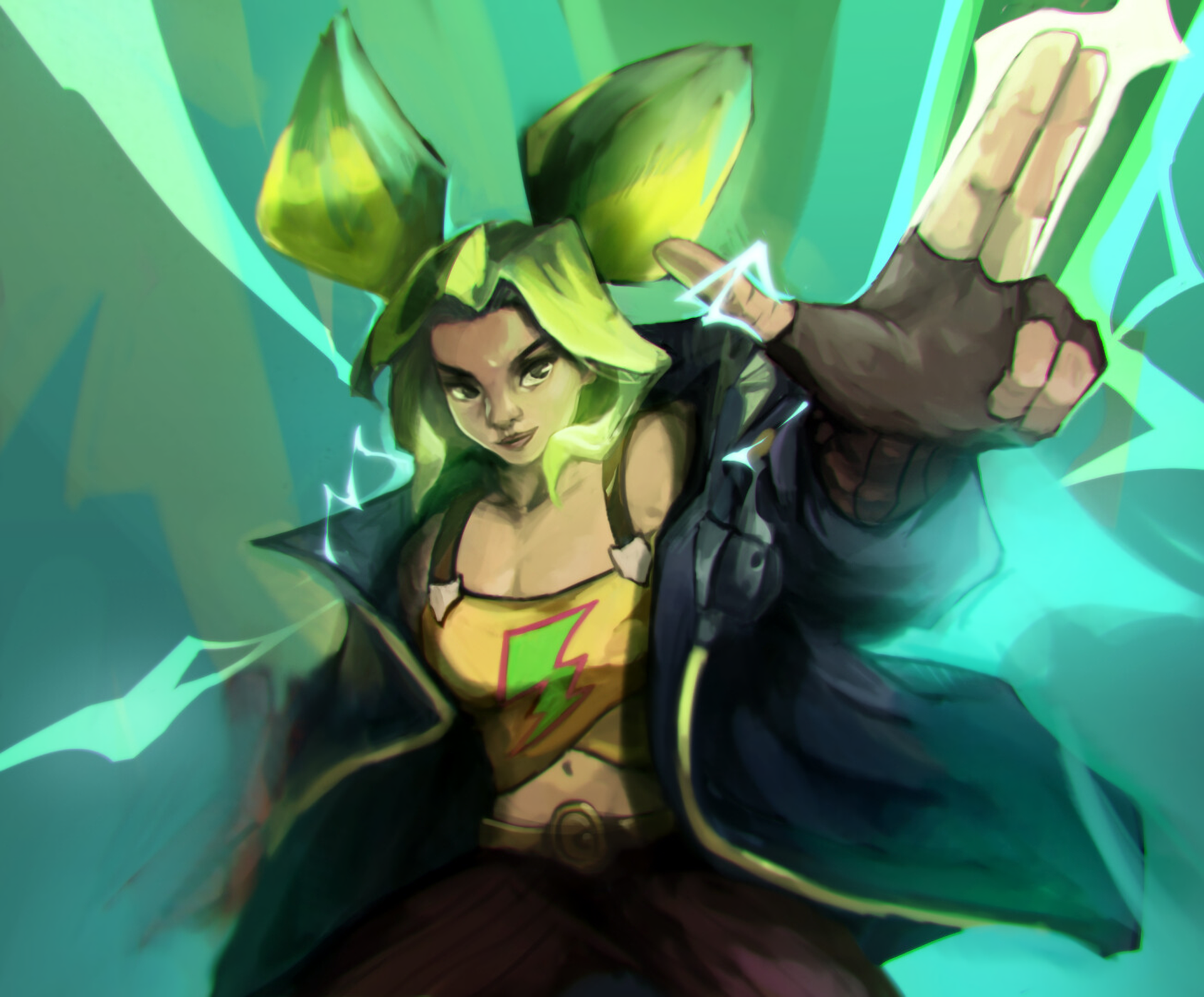 Zeri from League of Legends HD Wallpaper