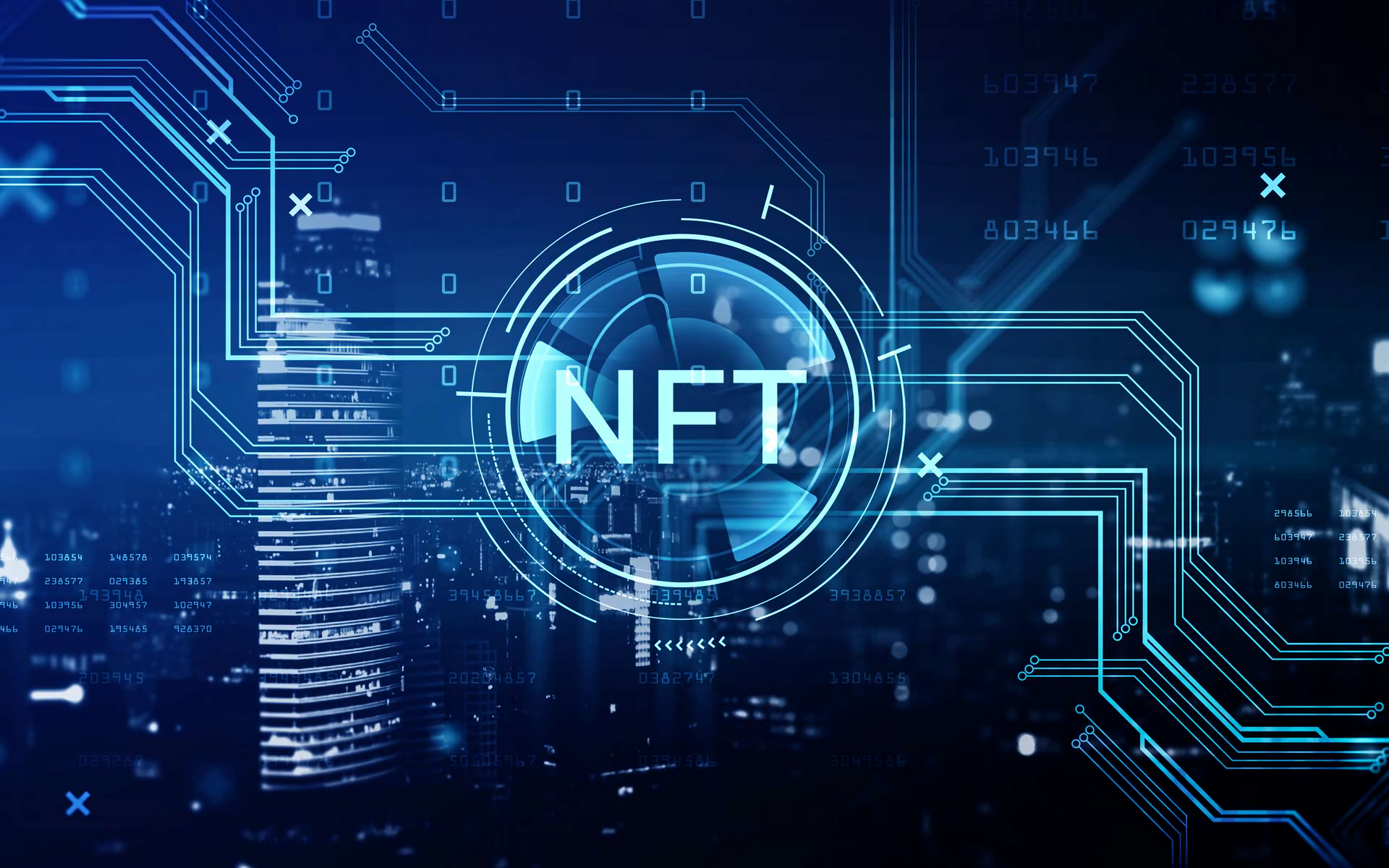 NFT Digital Art Technology HD Wallpaper