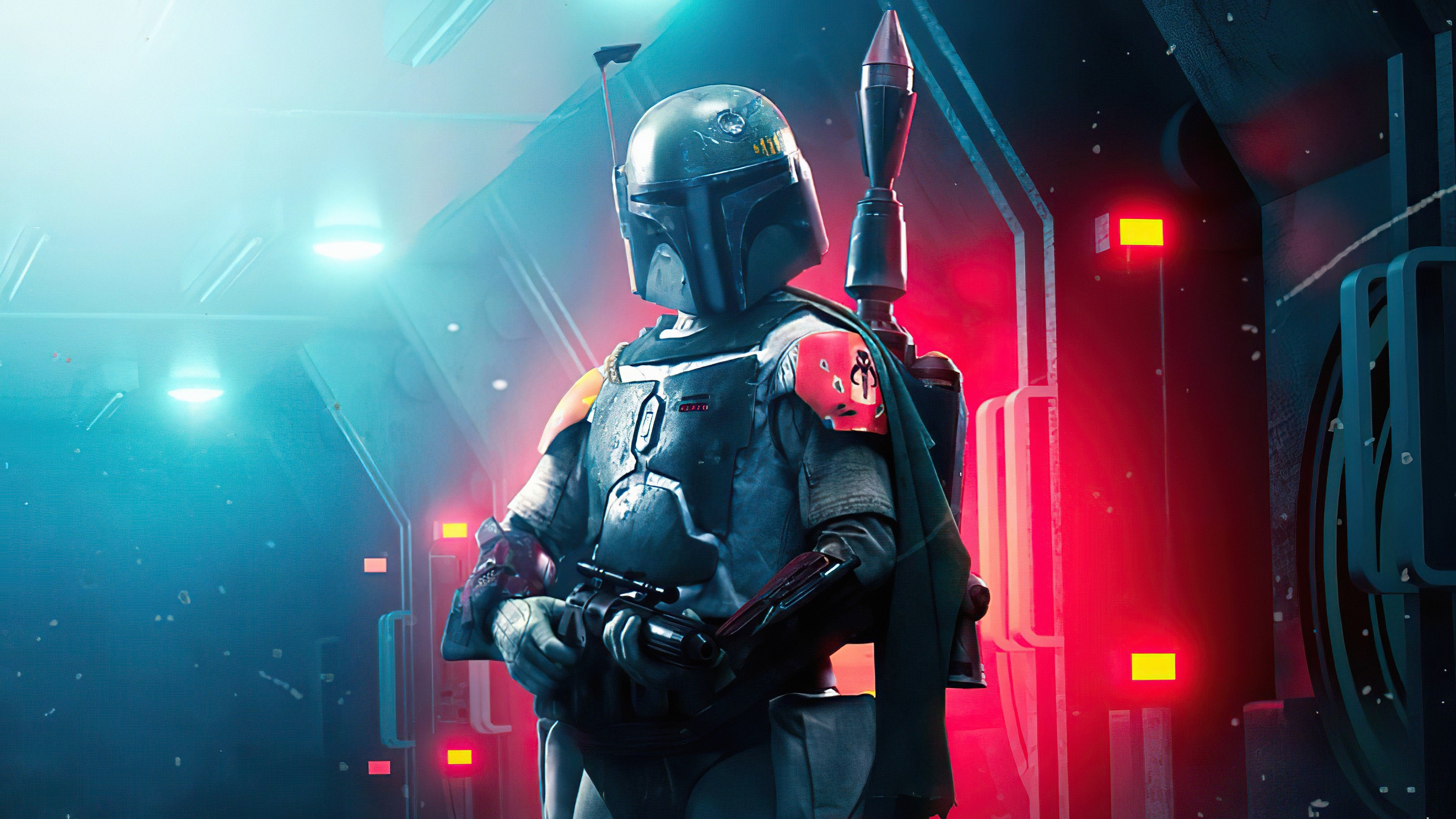 Boba Fett from Star Wars 4K HD Wallpaper