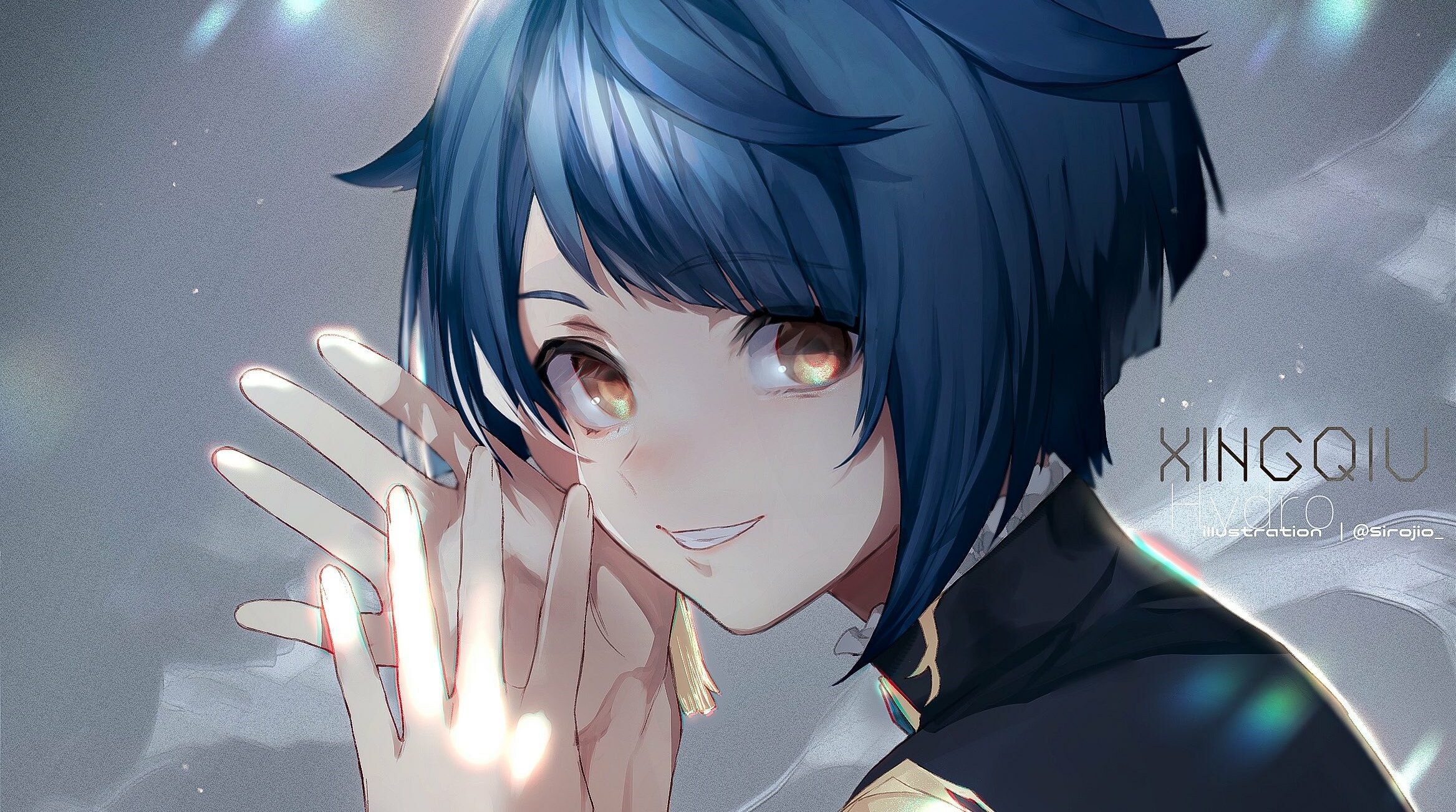 Xingqiu from Genshin Impact HD Wallpaper