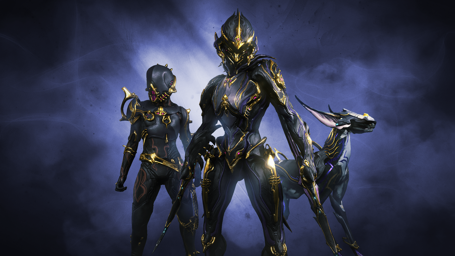 Warframe characters and creature HD Wallpaper