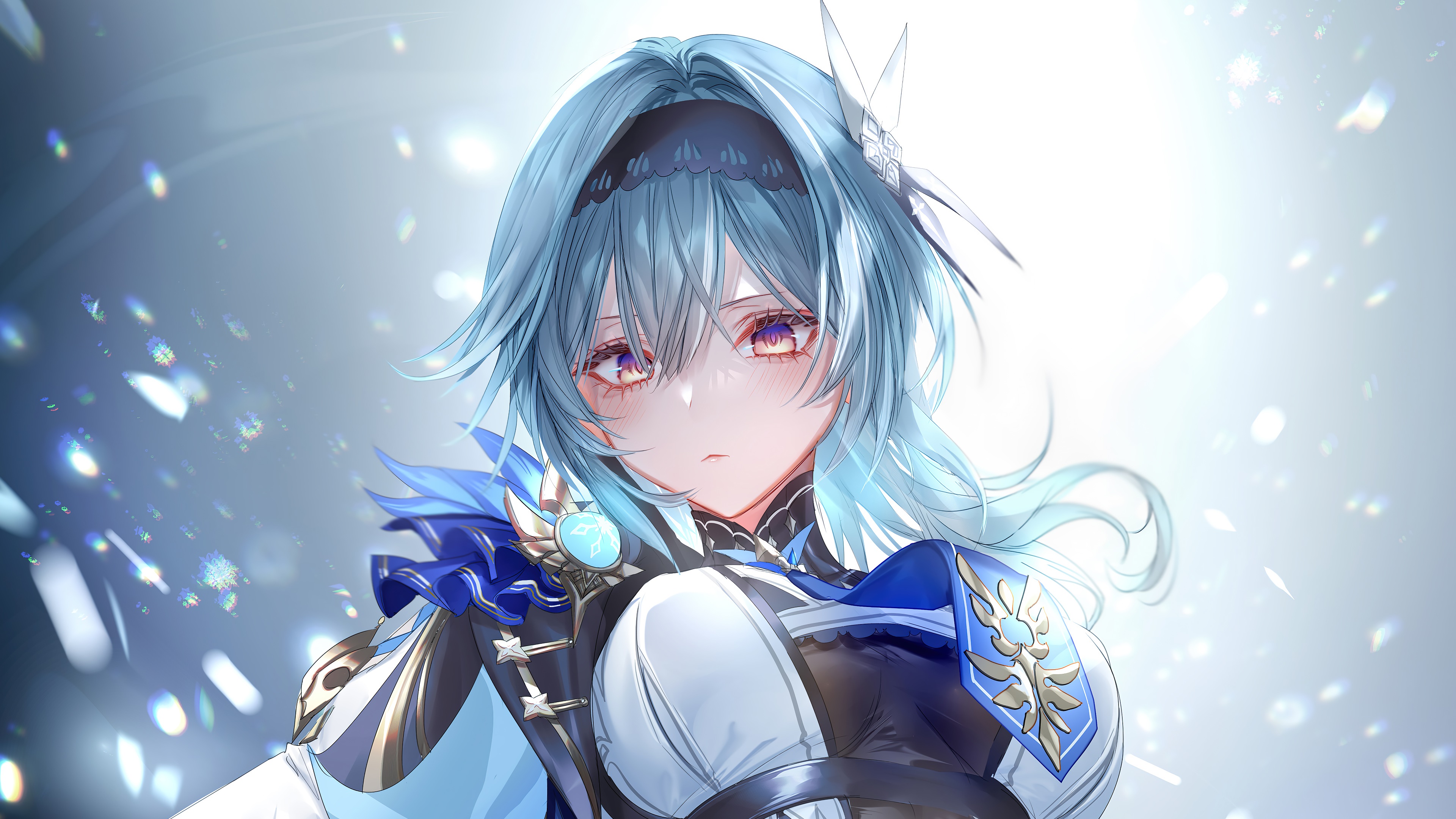 Eula from Genshin Impact 4K HD Wallpaper