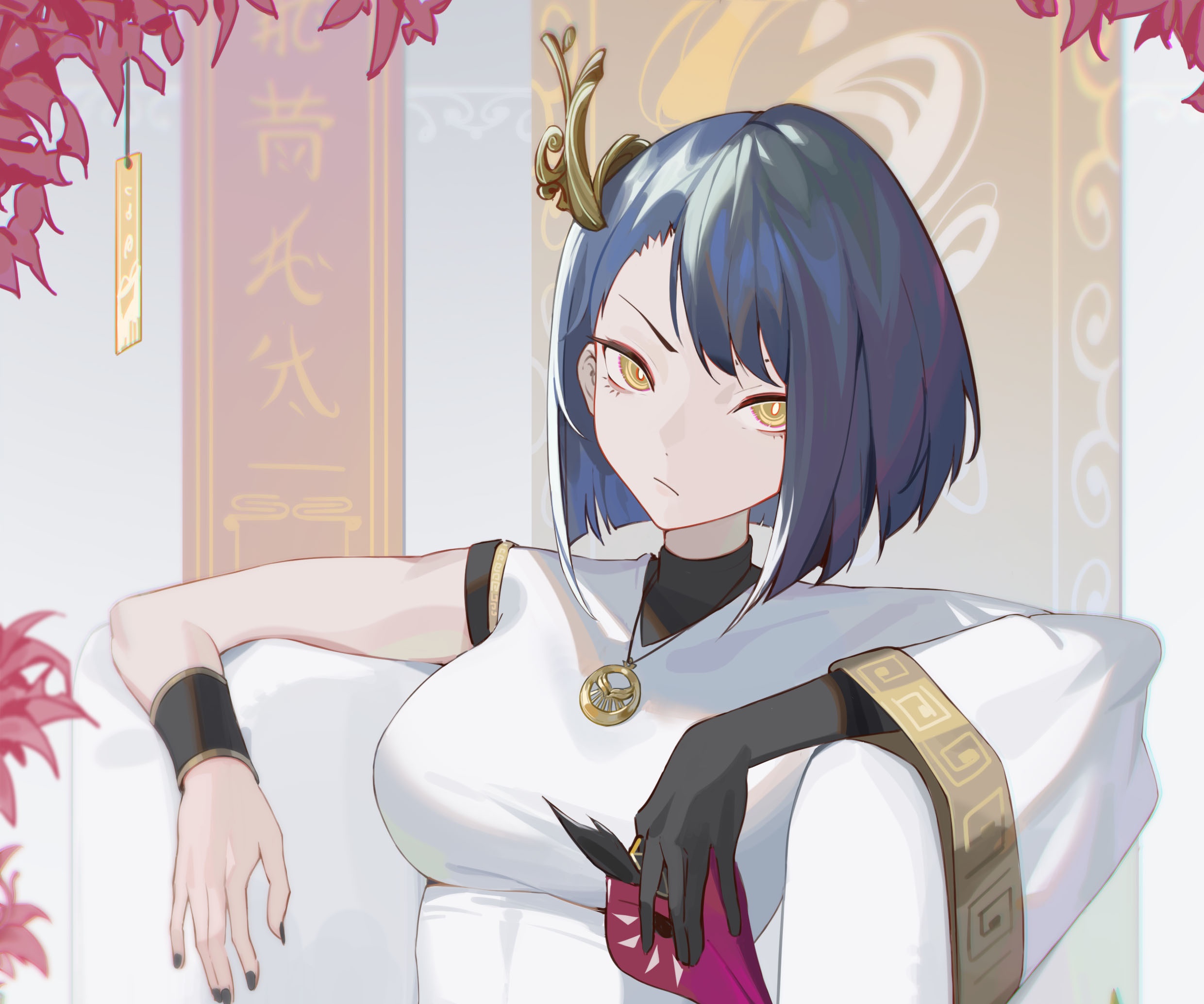 Kujou Sara from Genshin Impact HD Wallpaper
