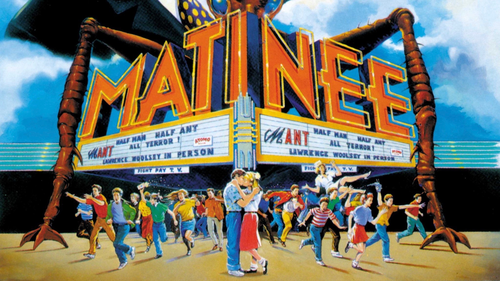 Matinee movie poster with giant ant HD Wallpaper