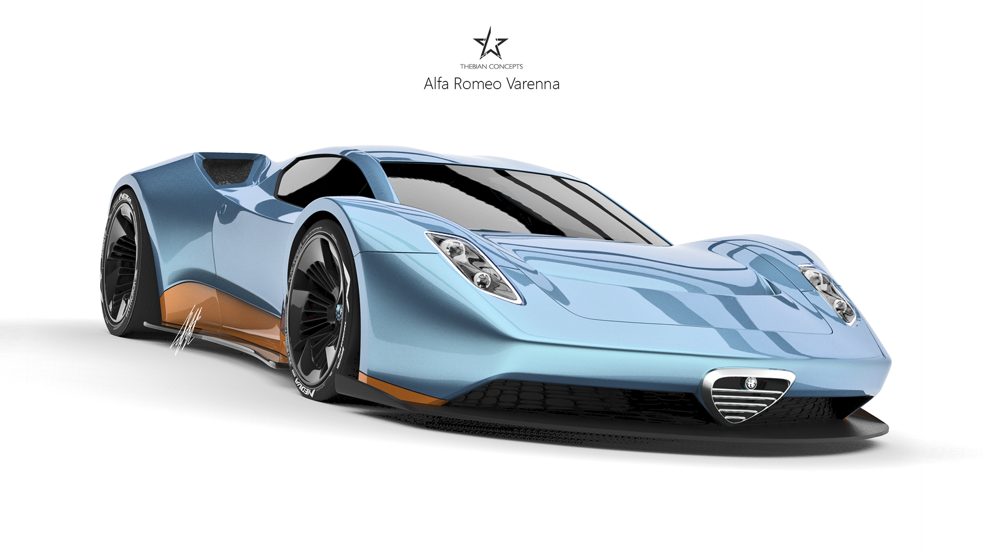 Alfa Romeo Varenna concept car HD Wallpaper