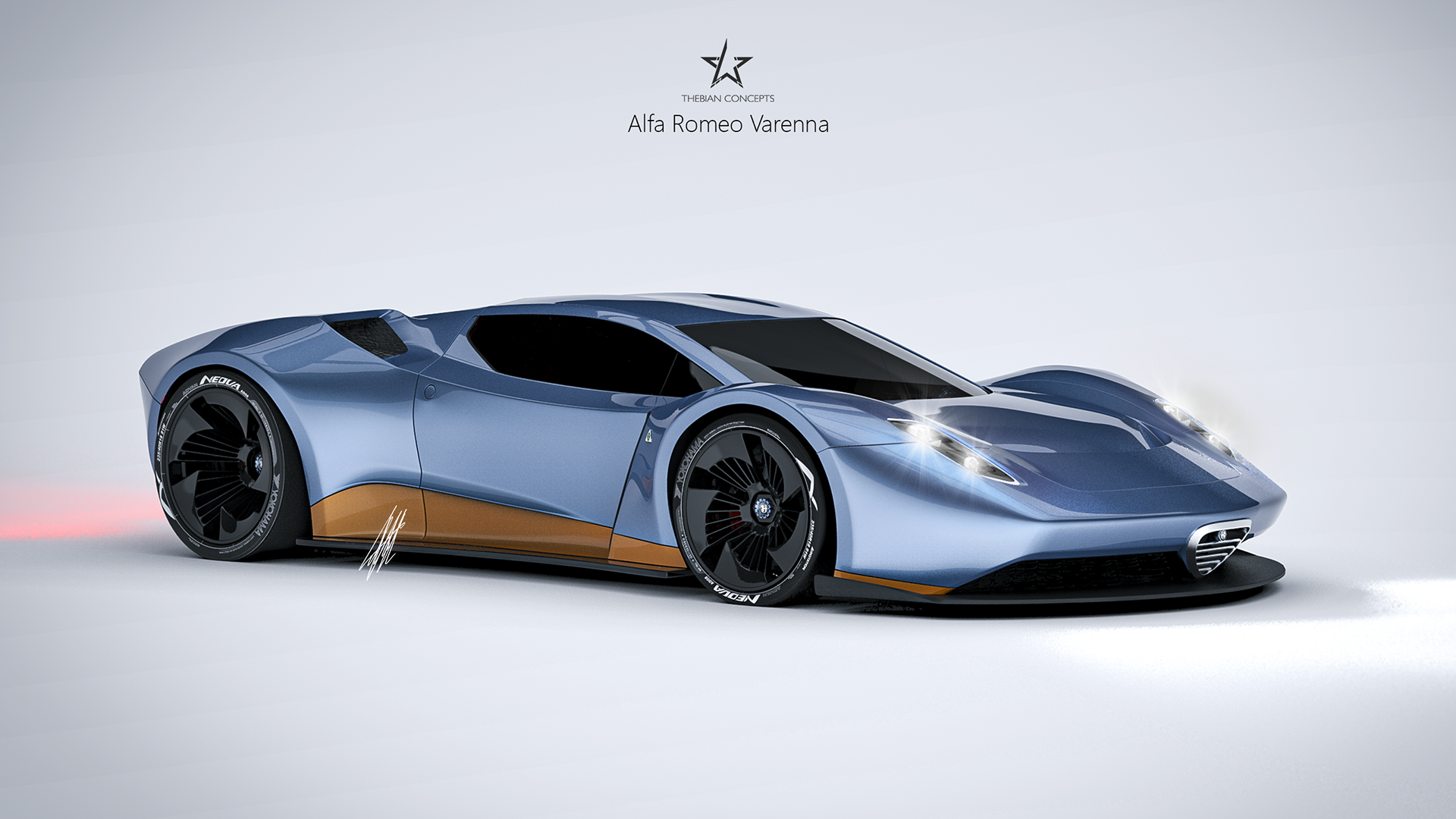 Alfa Romeo Varenna concept car HD Wallpaper