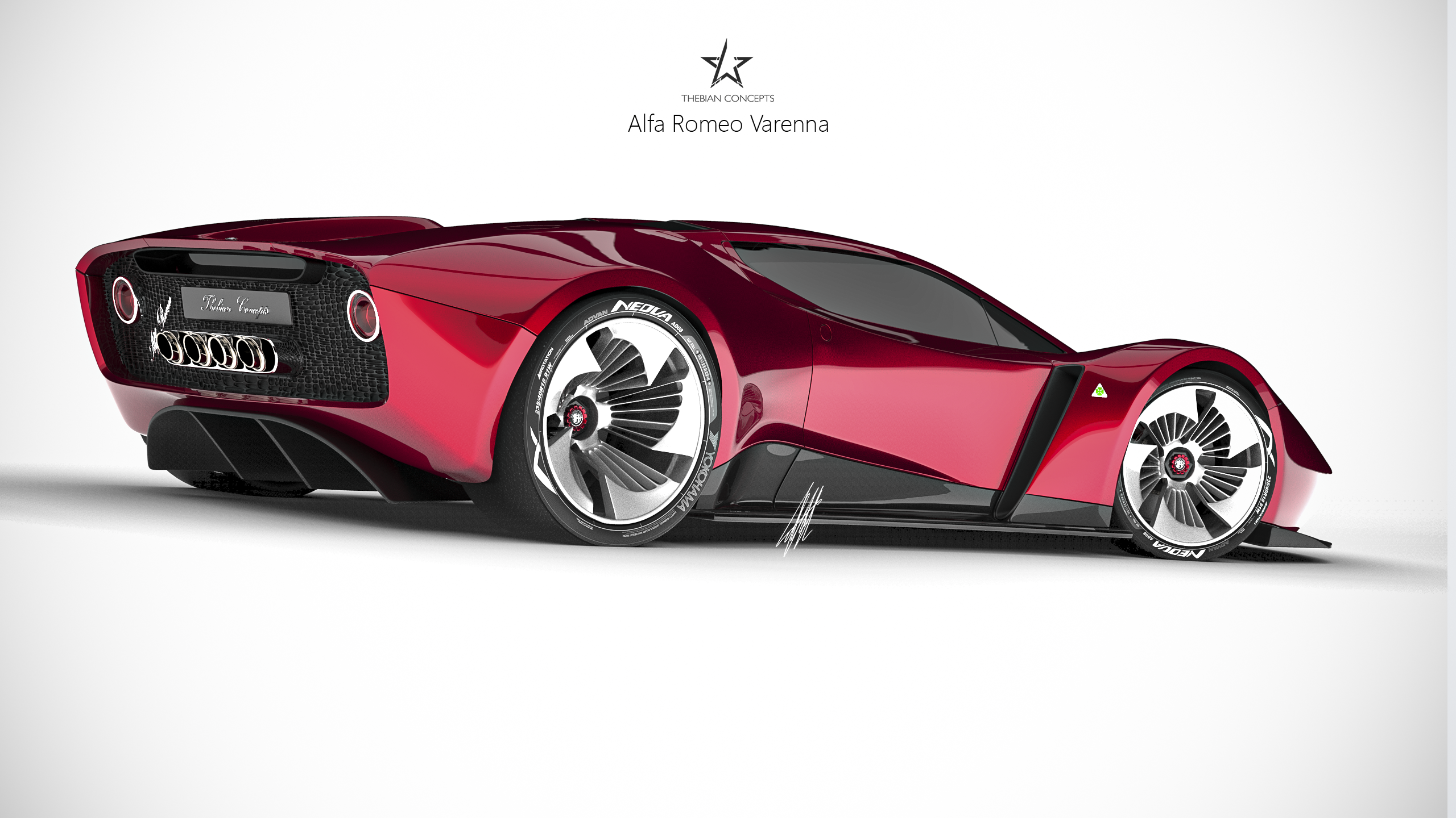 Alfa Romeo Varenna concept car HD Wallpaper