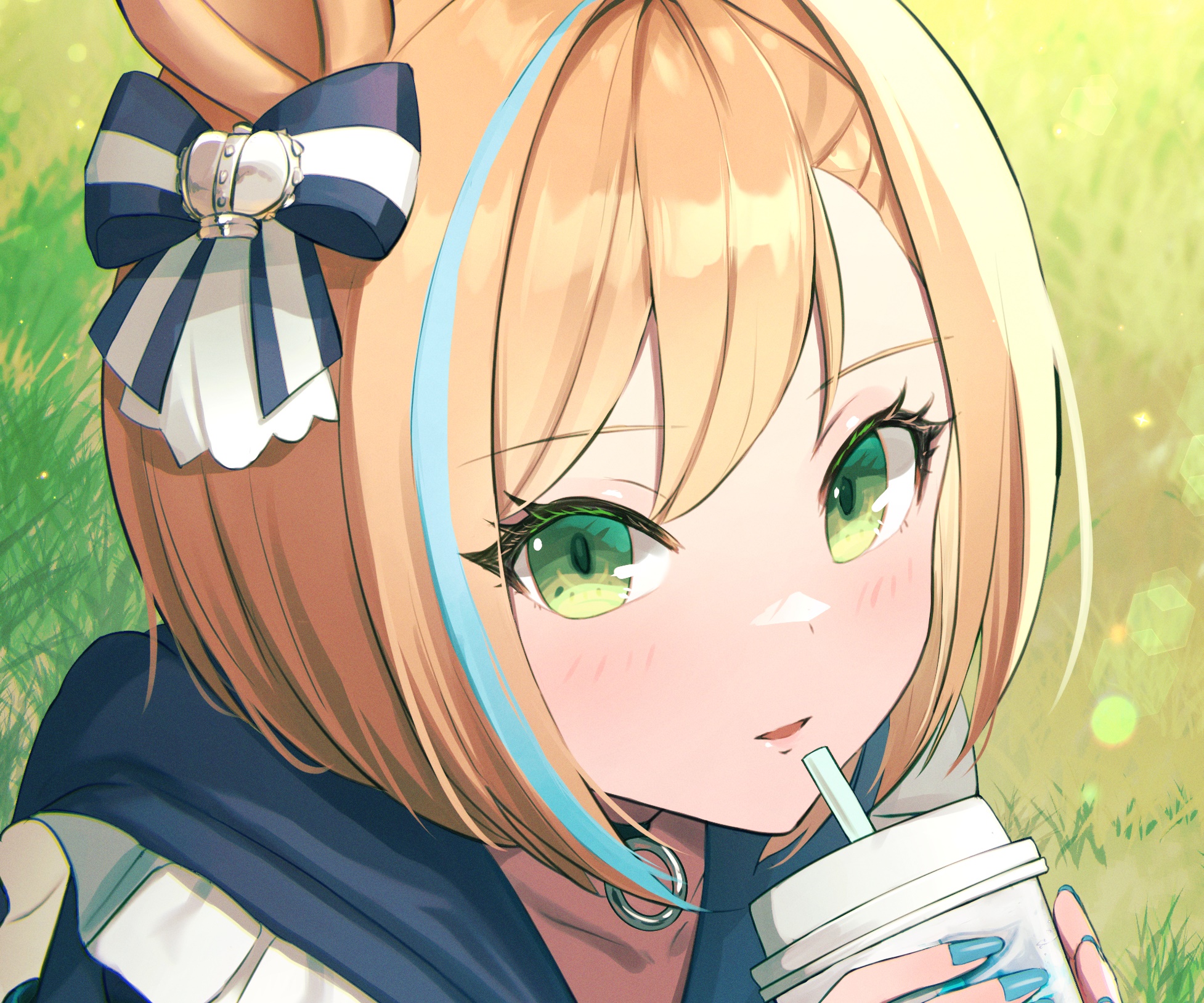 Special Week from Uma Musume: Pretty Derby drinking a beverage HD Wallpaper