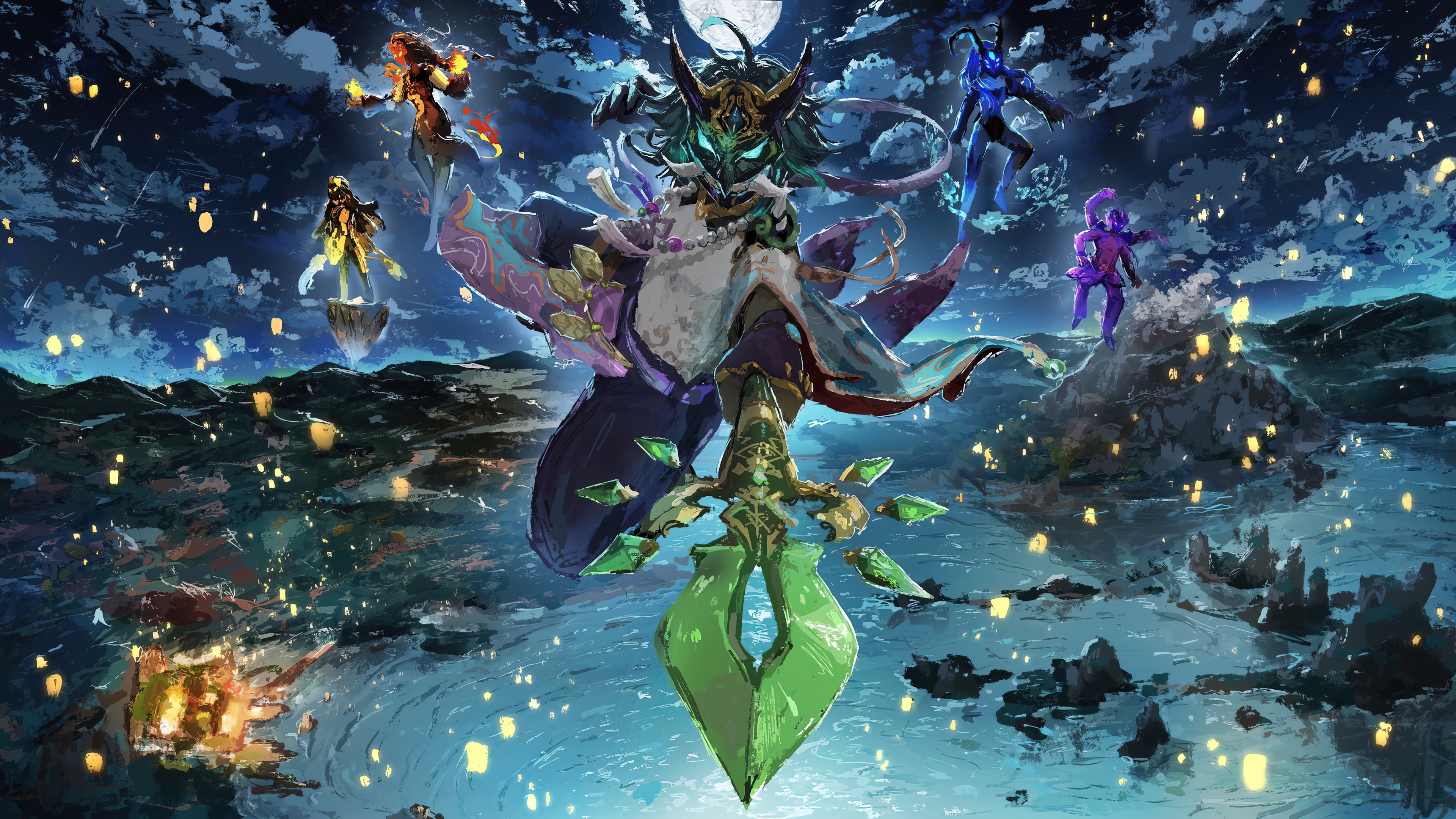 Xiao from Genshin Impact 4K HD Wallpaper