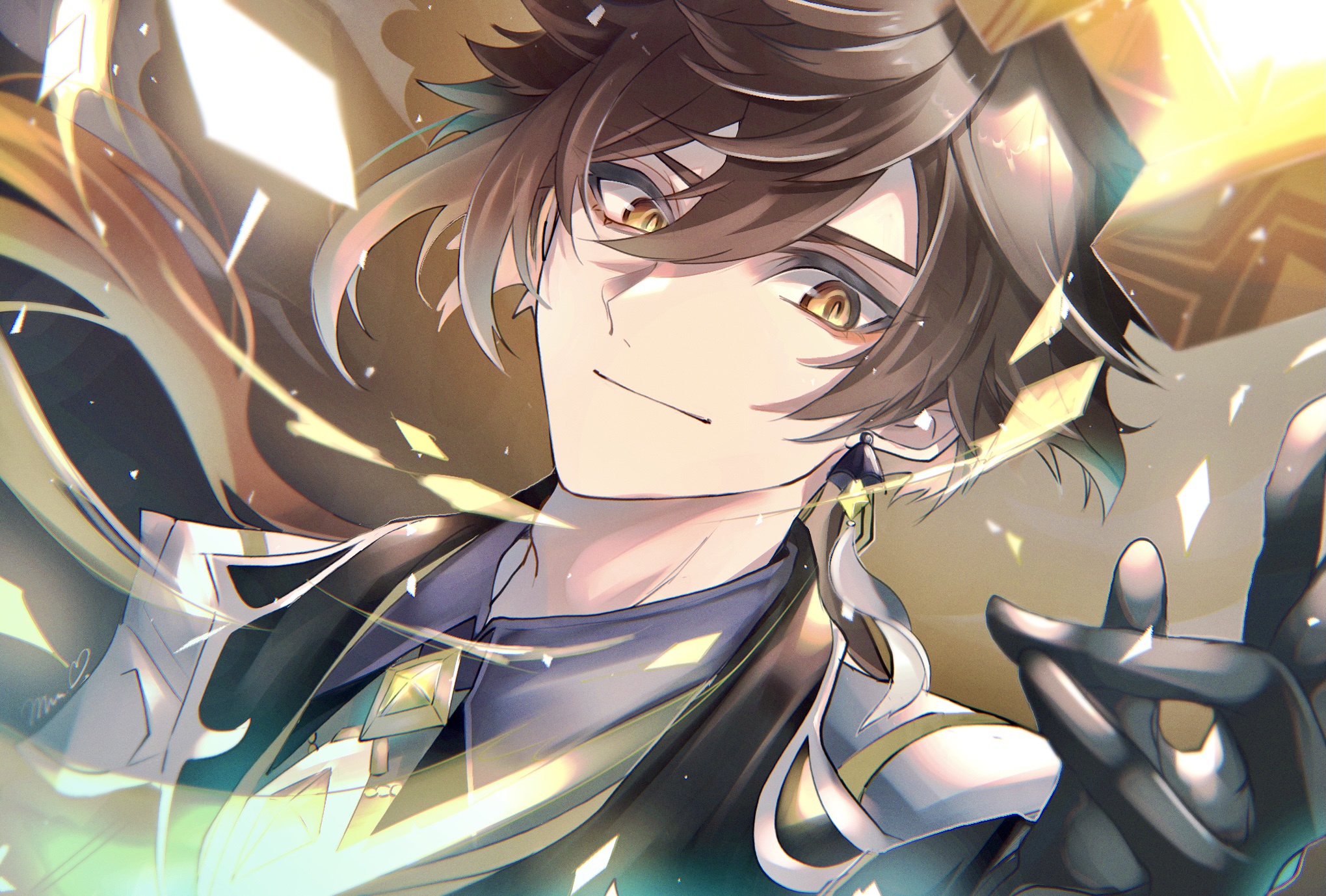 Zhongli from Genshin Impact HD Wallpaper