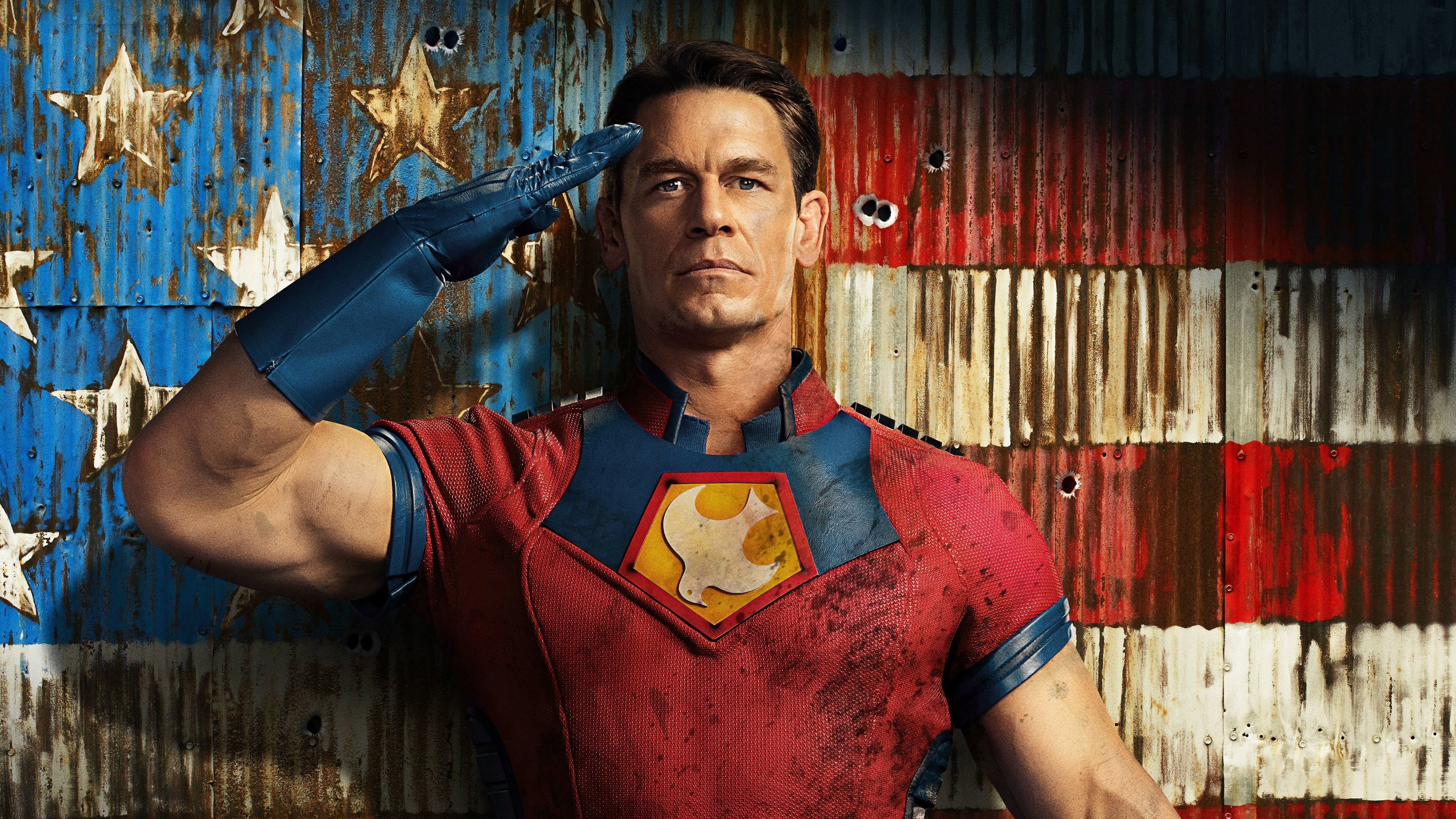Peacemaker from DC Comics starring John Cena 4K HD Wallpaper