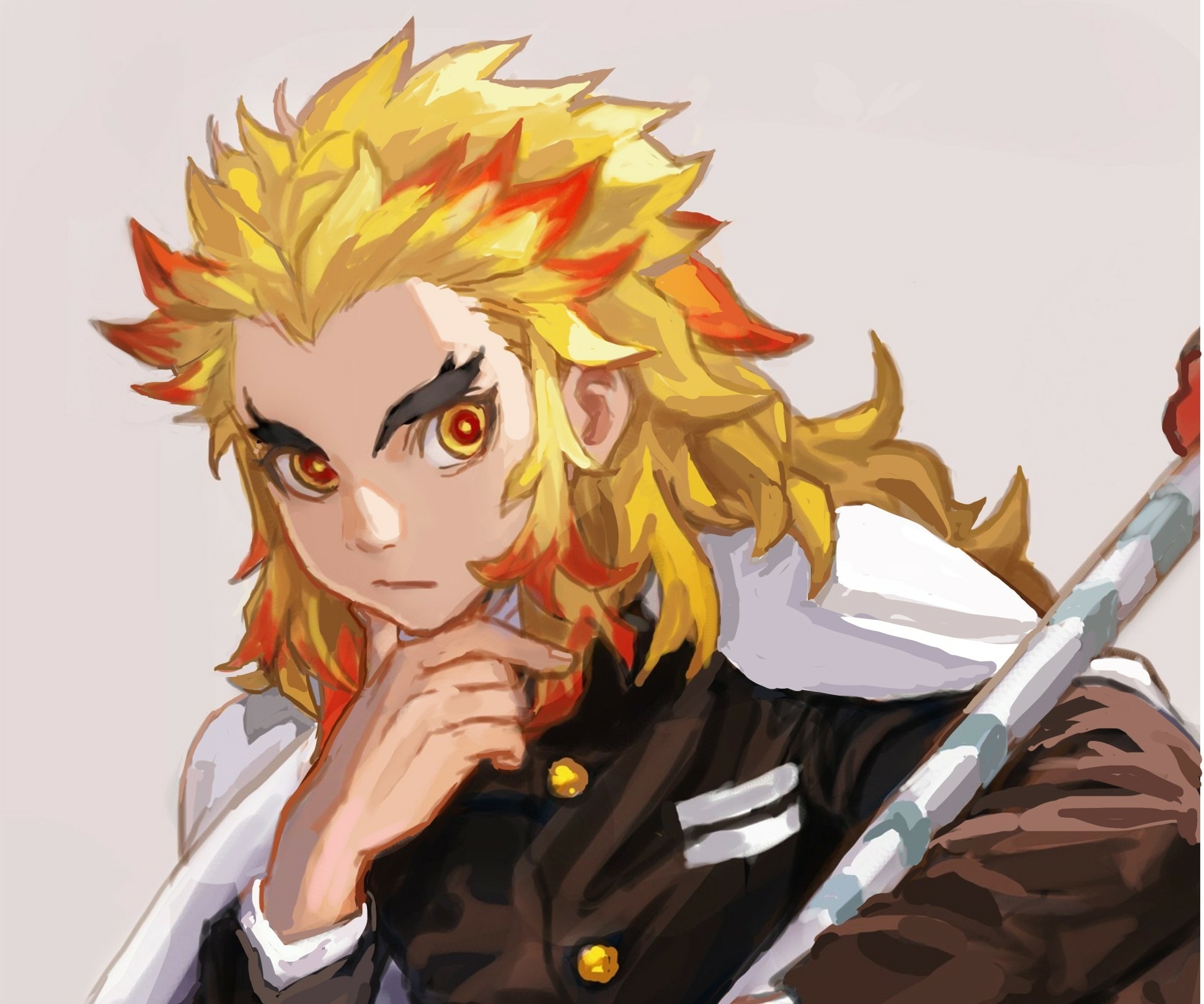 Kyojuro Rengoku from Demon Slayer: Kimetsu No Yaiba HD Wallpaper