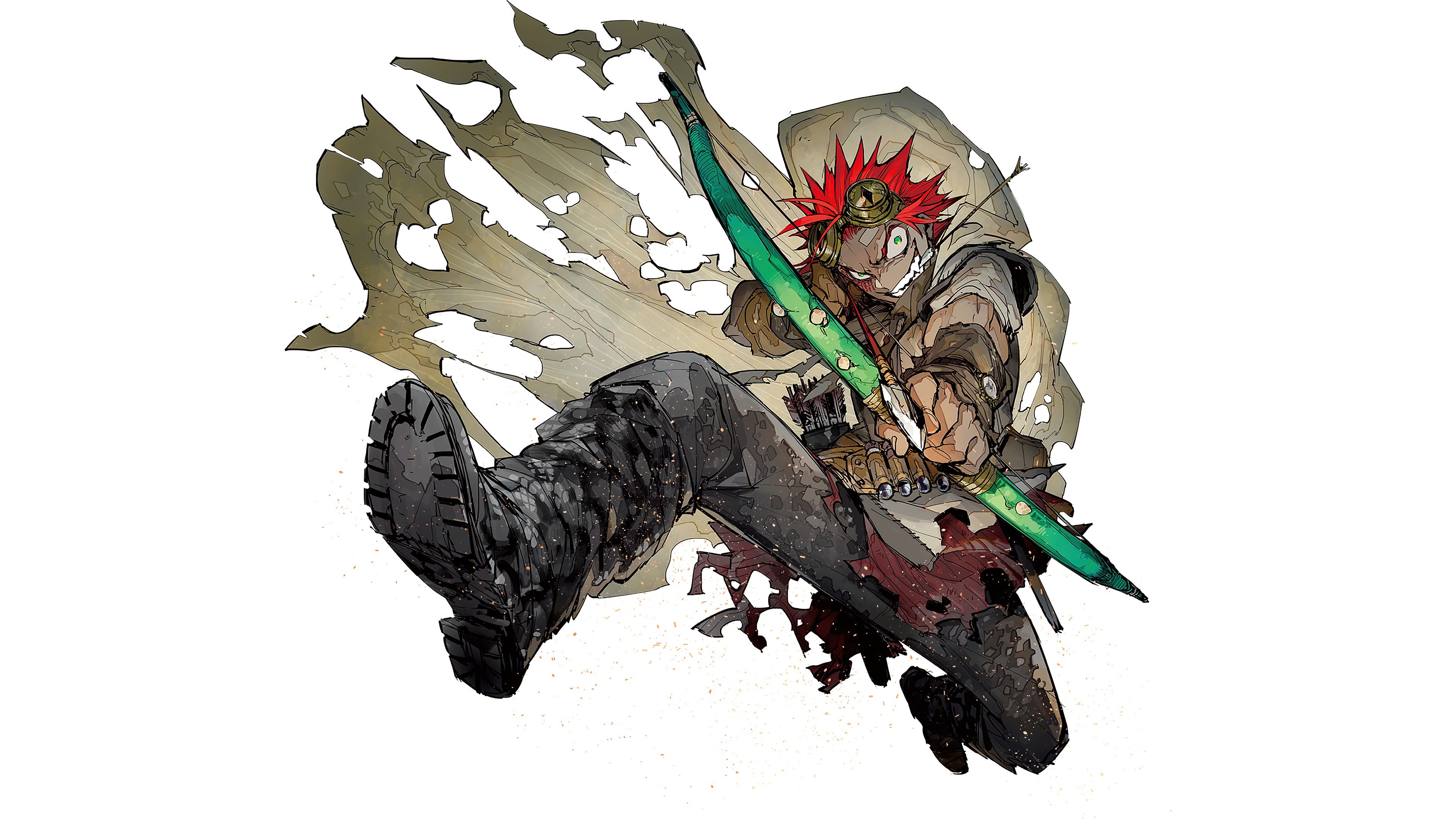 Bisco Akaboshi from Sabikui Bisco 4K HD Wallpaper