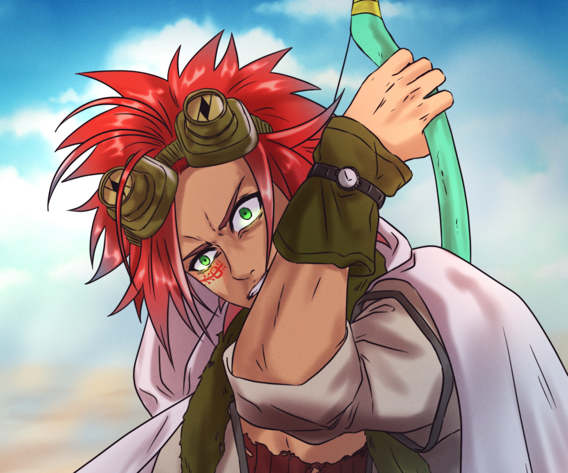 Bisco Akaboshi from Sabikui Bisco HD Wallpaper