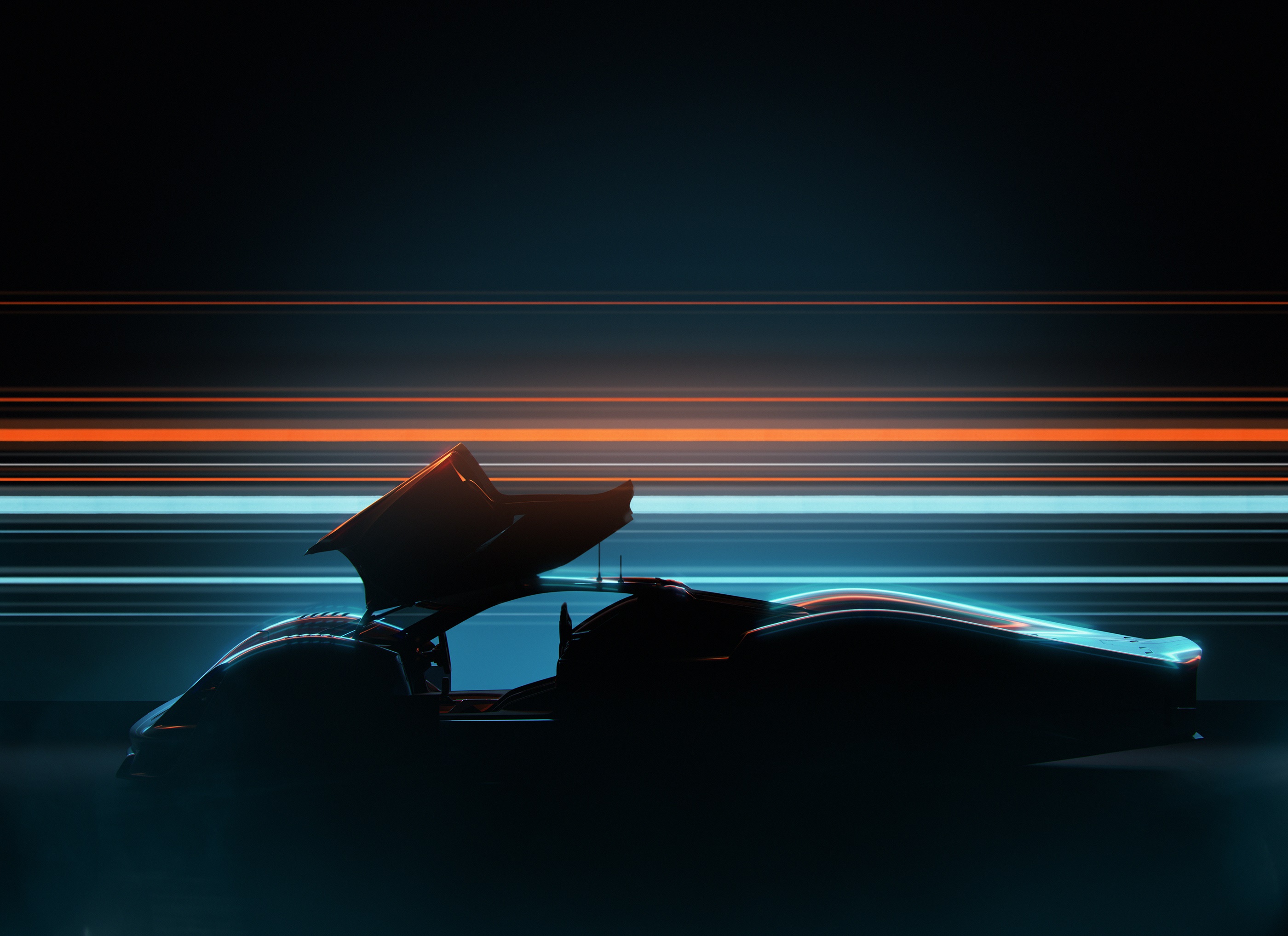 Porsche Vision 908 concept car with open door HD Wallpaper