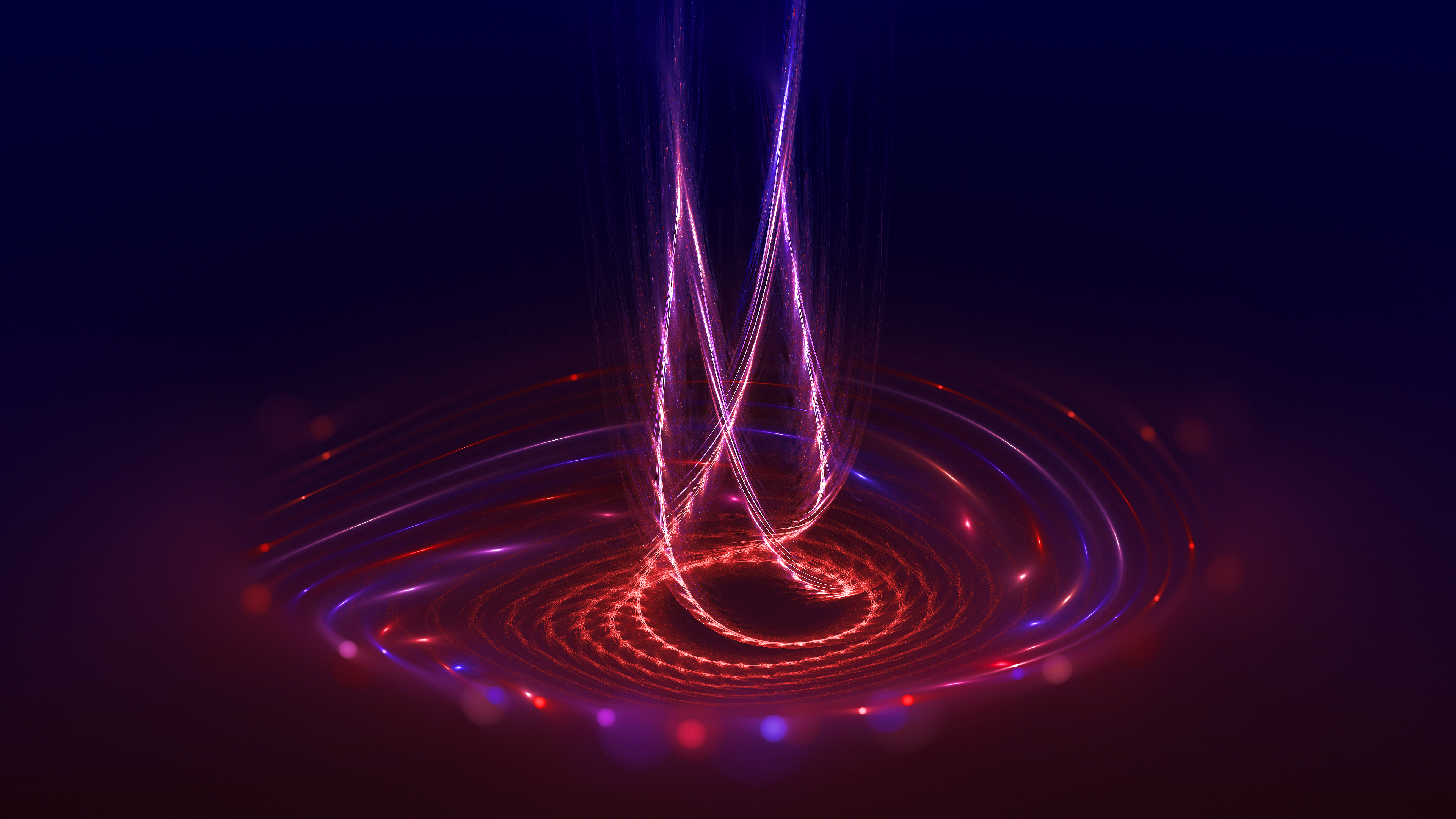 Abstract Swirling Lights 4K HD Wallpaper