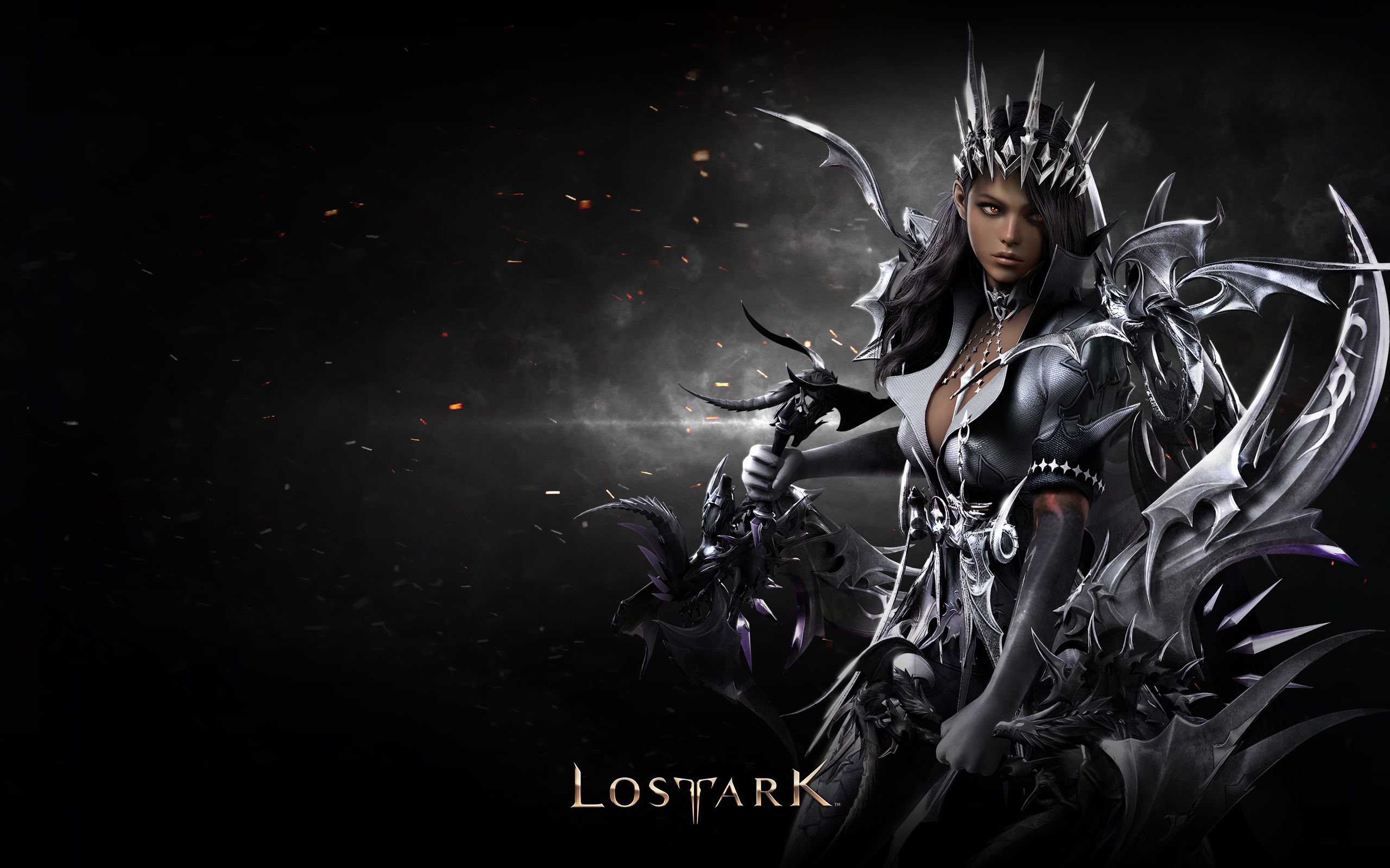 Lost Ark character with crown and armor HD Wallpaper