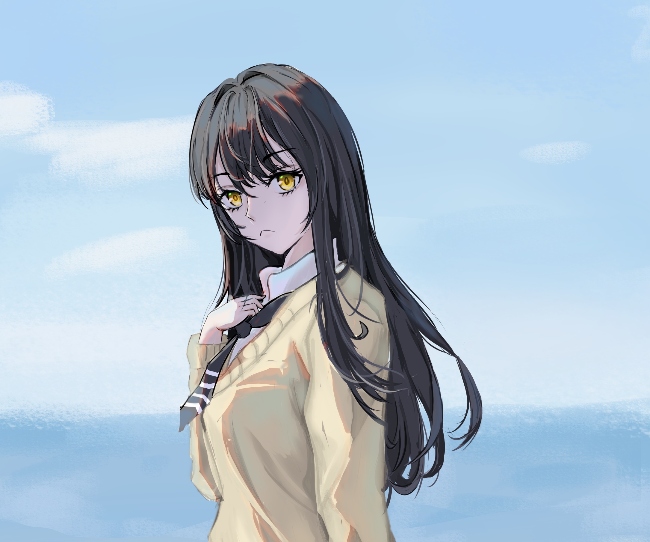Miko Yotsuya from Mieruko-chan HD Wallpaper