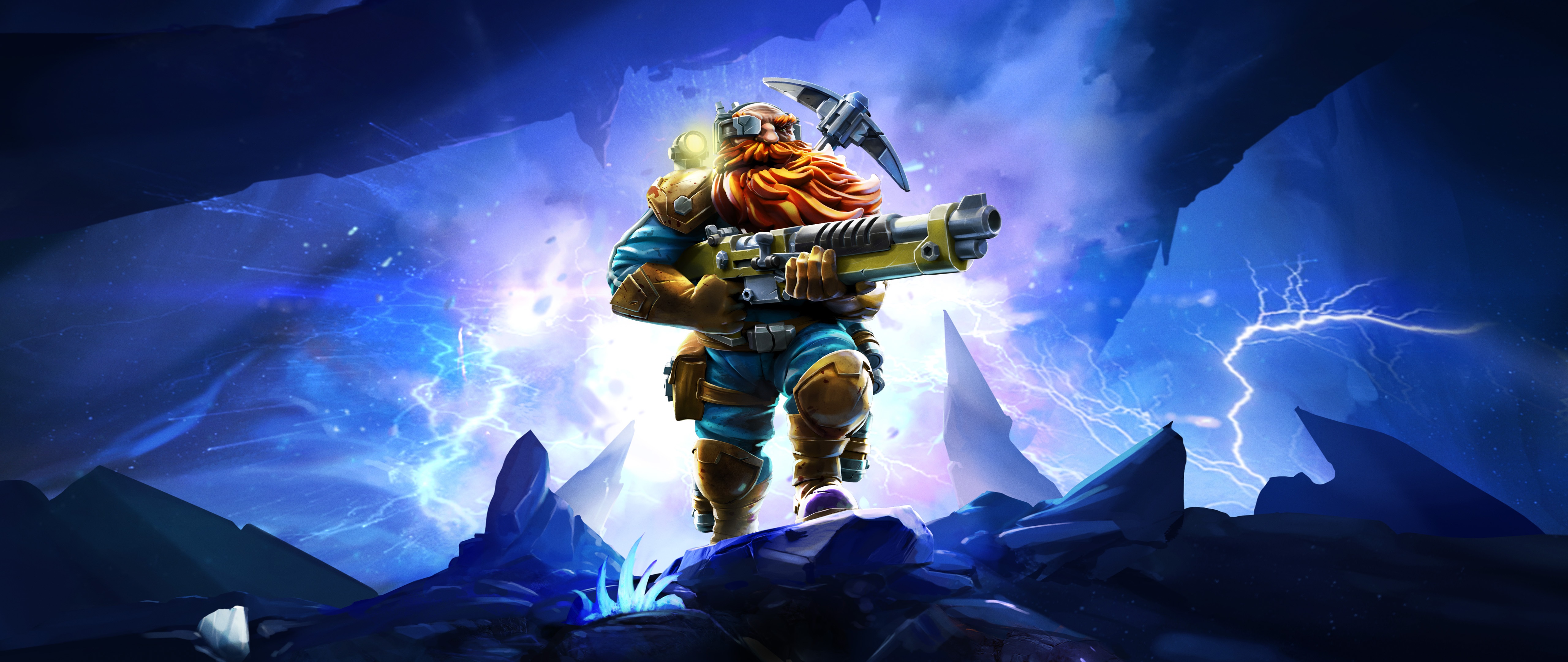 Dwarf Miner from Deep Rock Galactic 4K HD Wallpaper