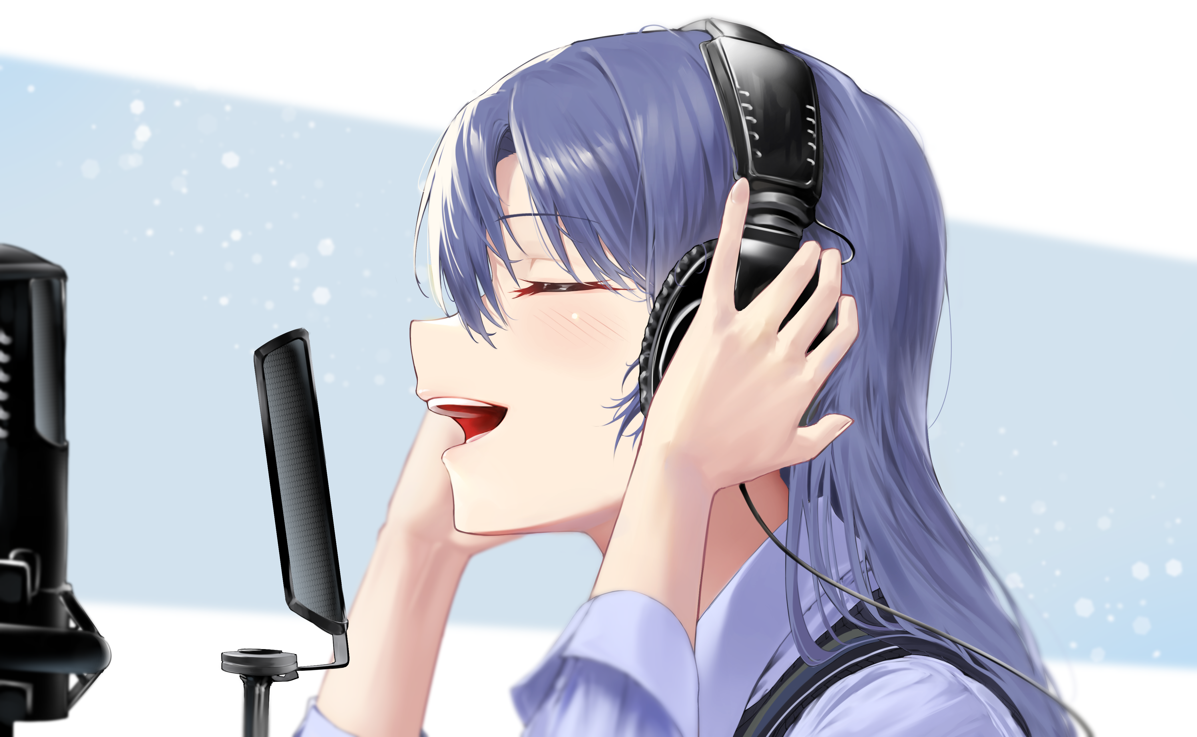 Chihaya Kisaragi from The IDOLM@STER 4K HD Wallpaper