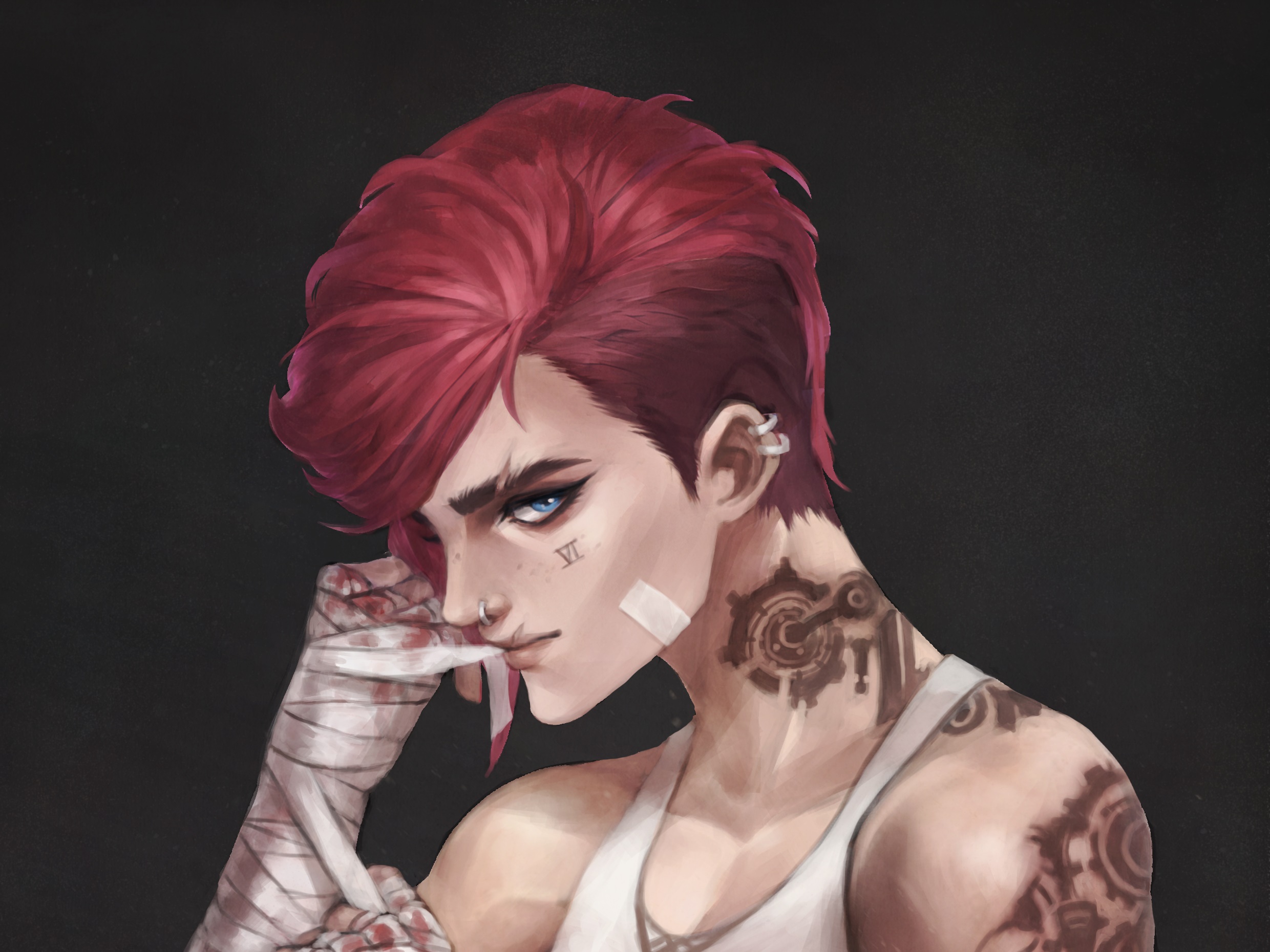 Vi from League of Legends HD Wallpaper