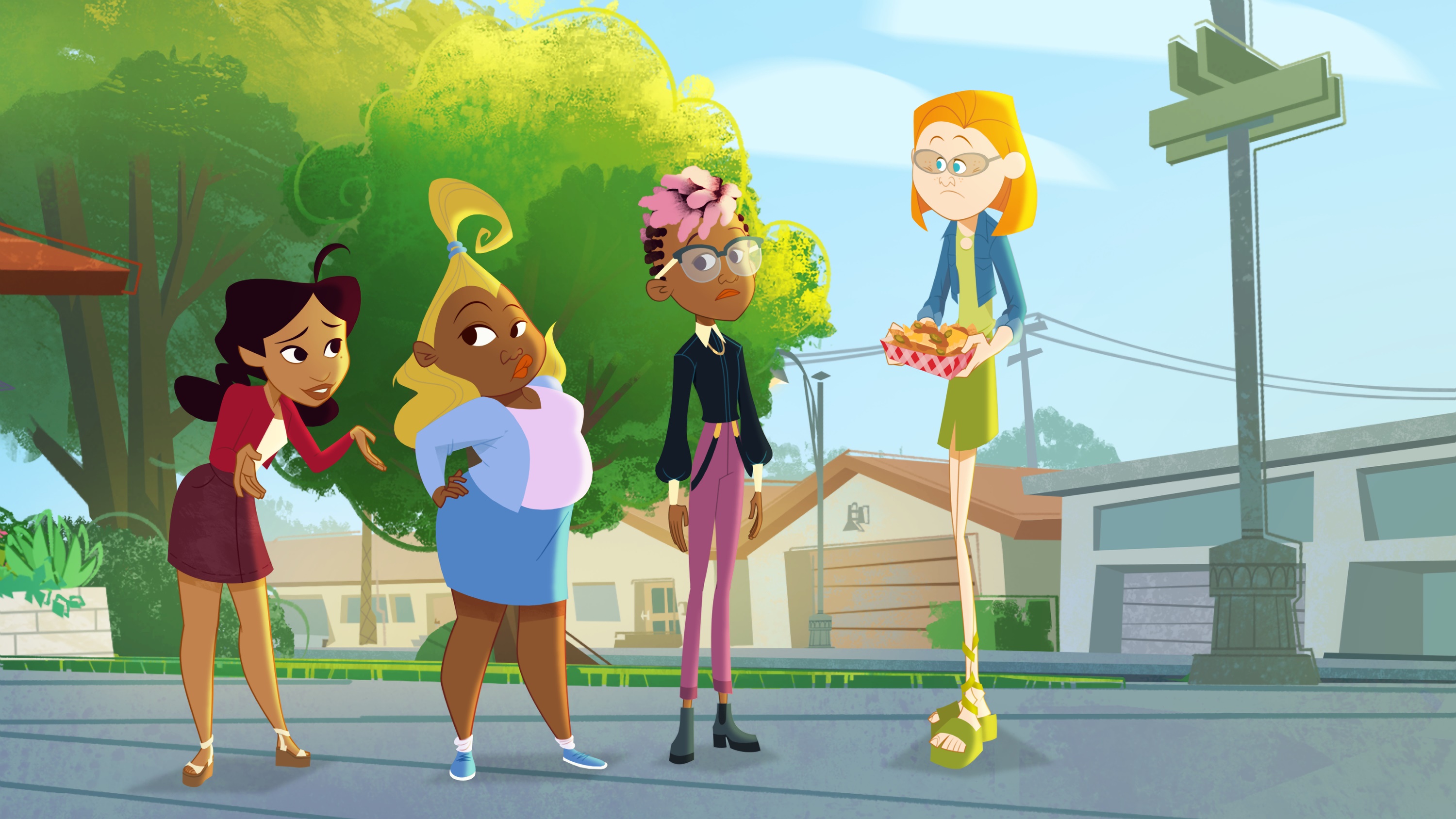 The Proud Family: Louder and Prouder characters HD Wallpaper