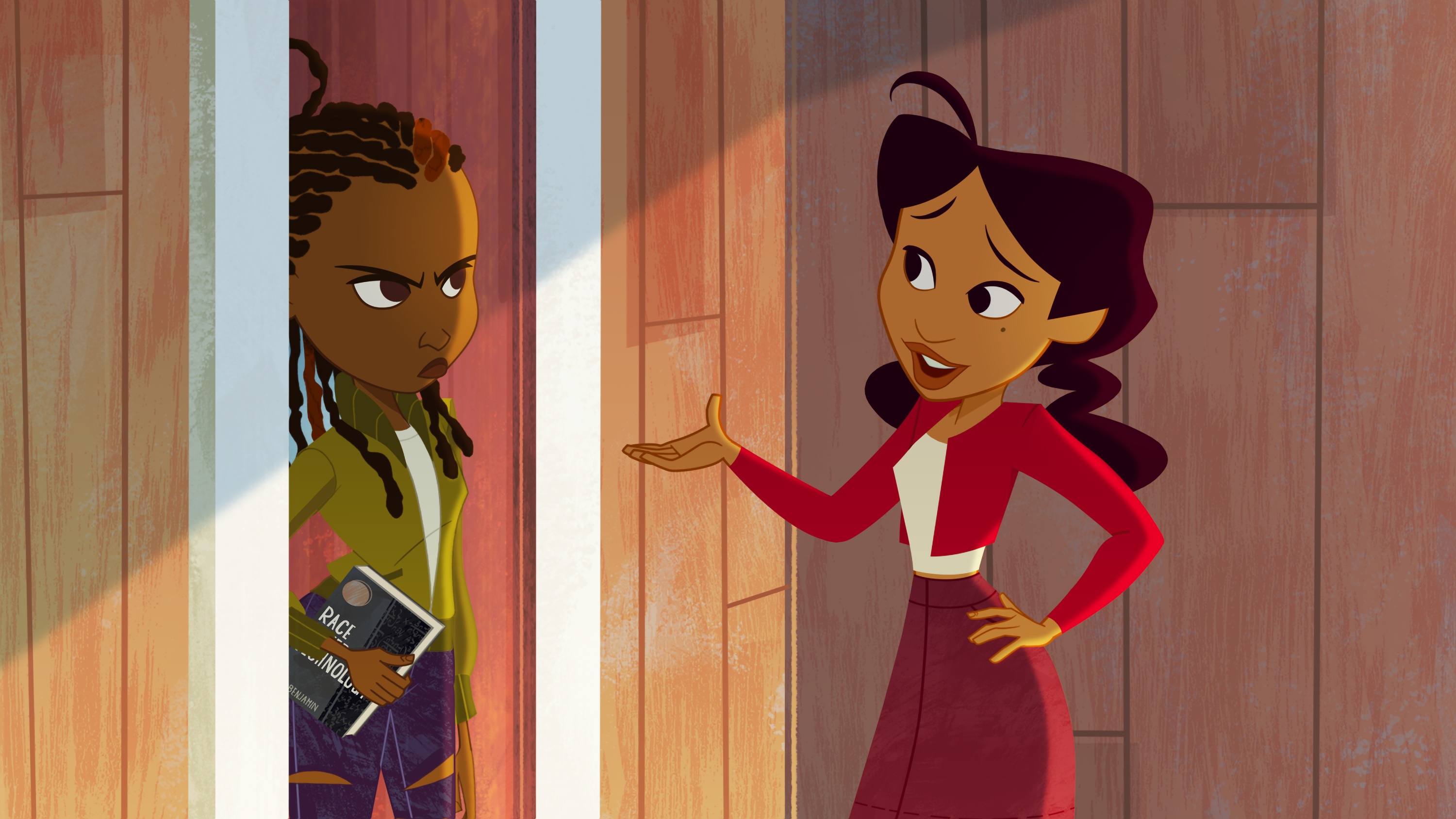 Penny and Dijonay from The Proud Family: Louder and Prouder HD Wallpaper