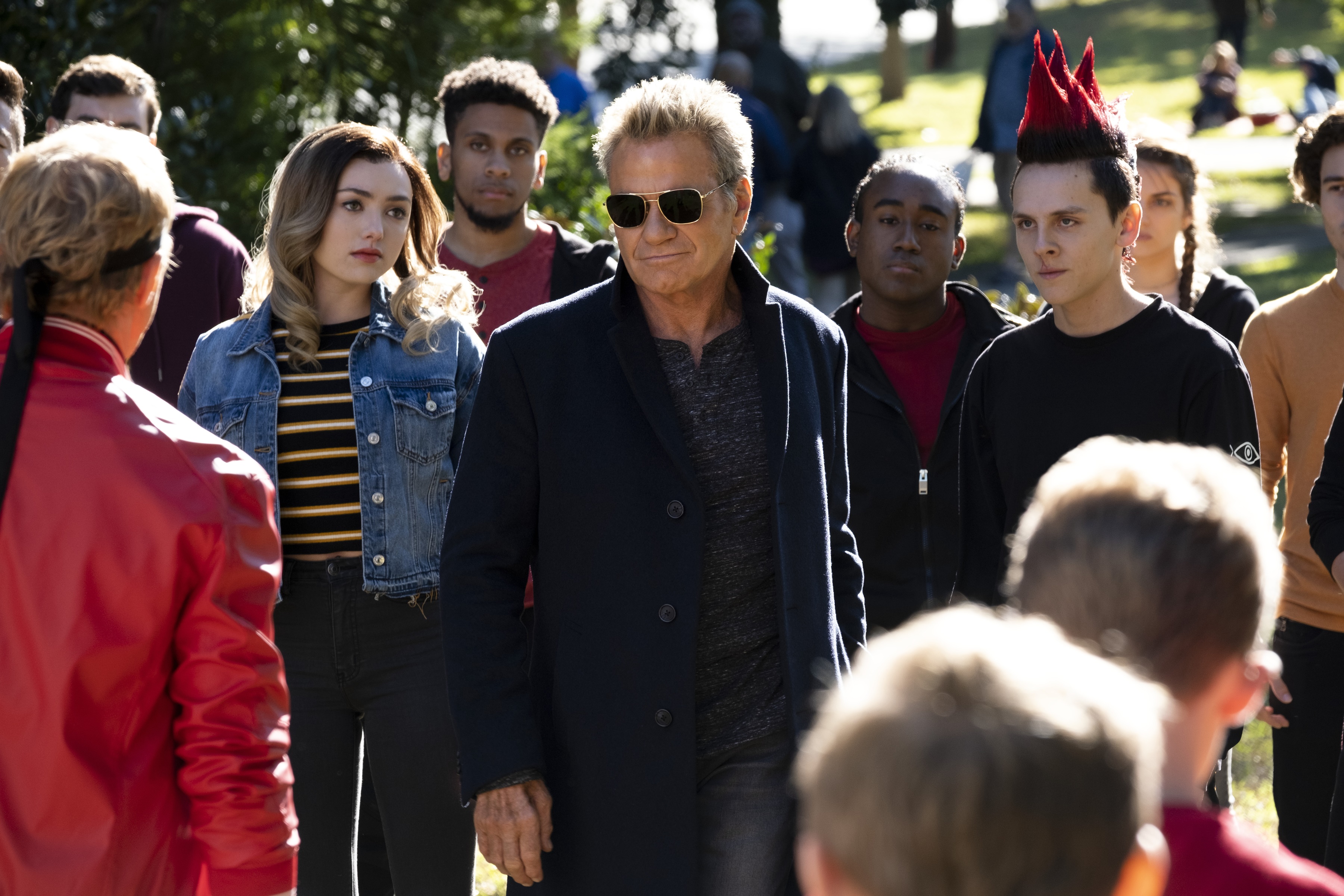 Terry Silver and students from Cobra Kai HD Wallpaper