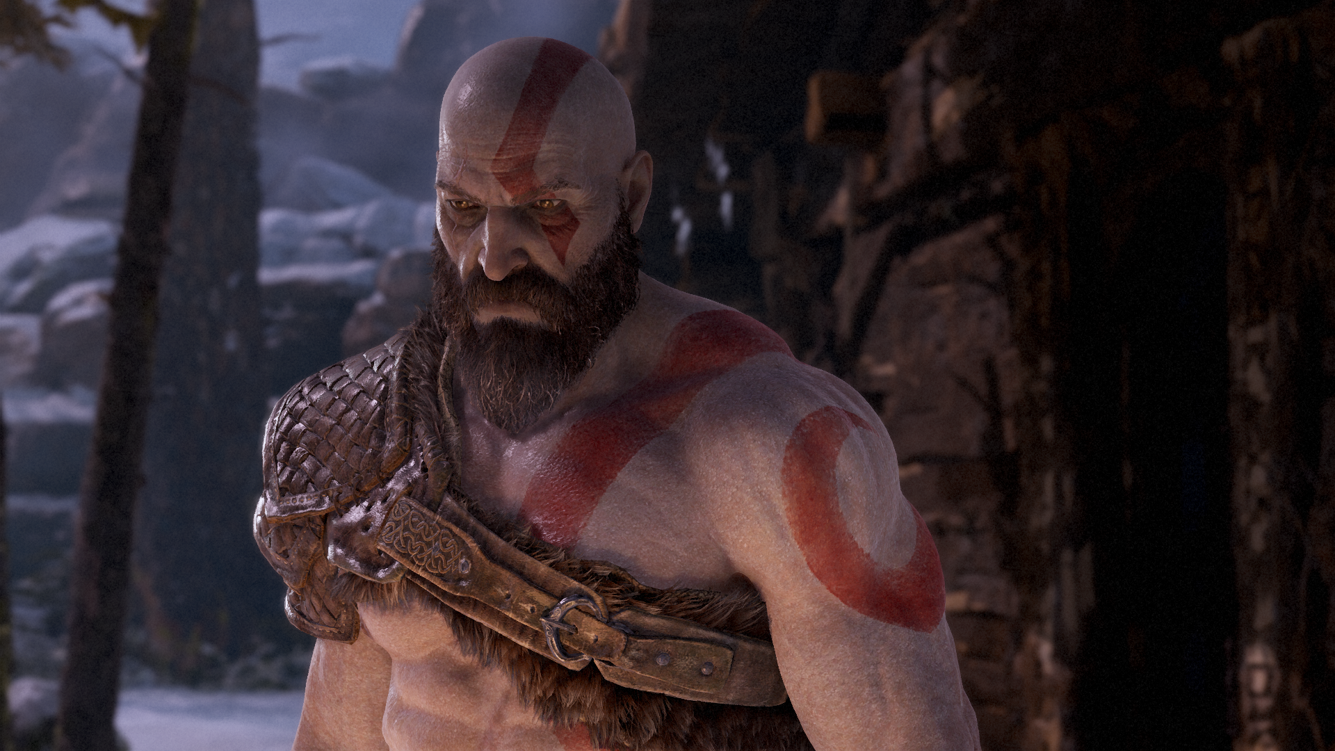 Kratos from God of War (2018) HD Wallpaper