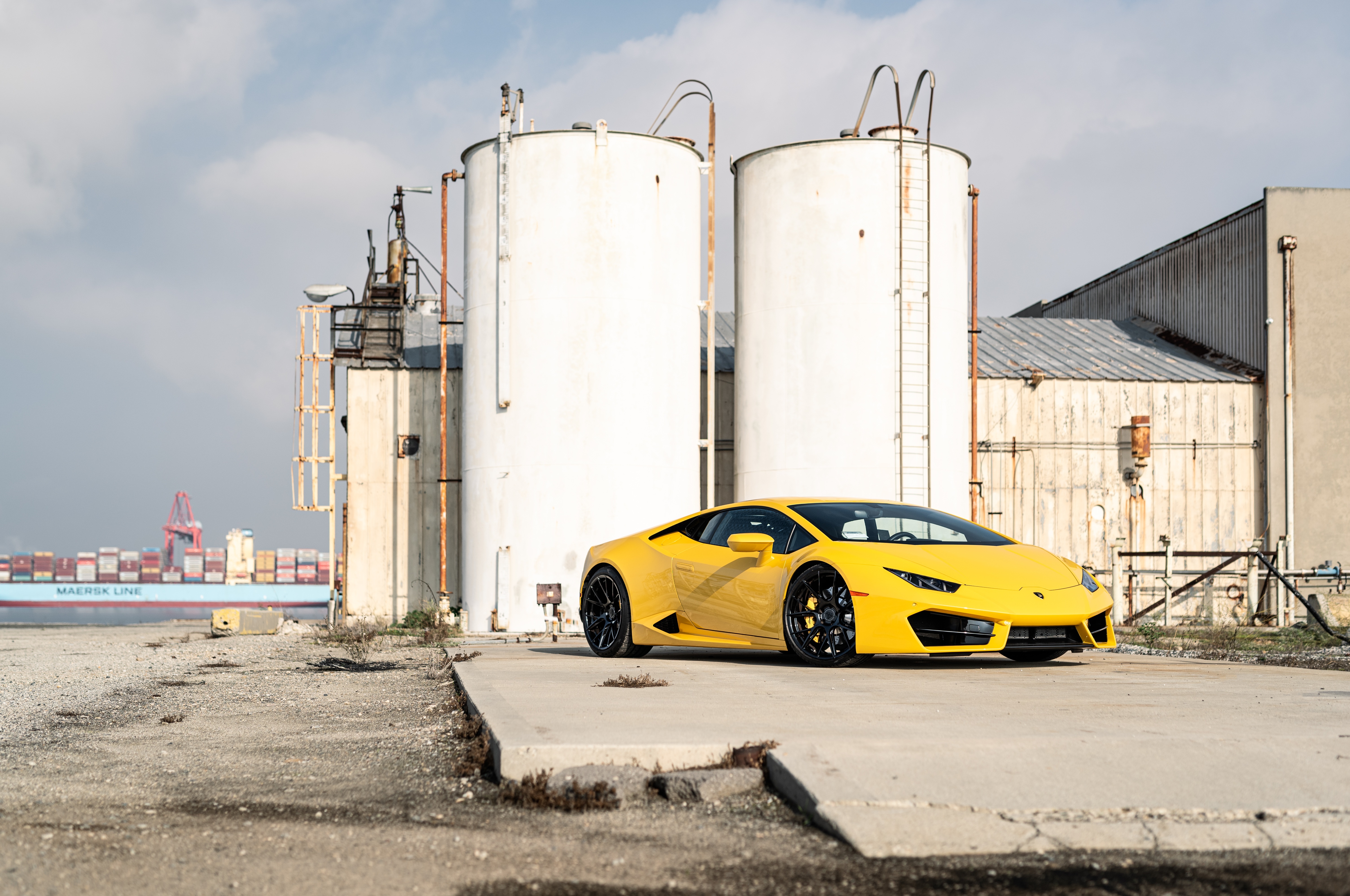 Yellow Lamborghini Huracan 4K HD Wallpaper