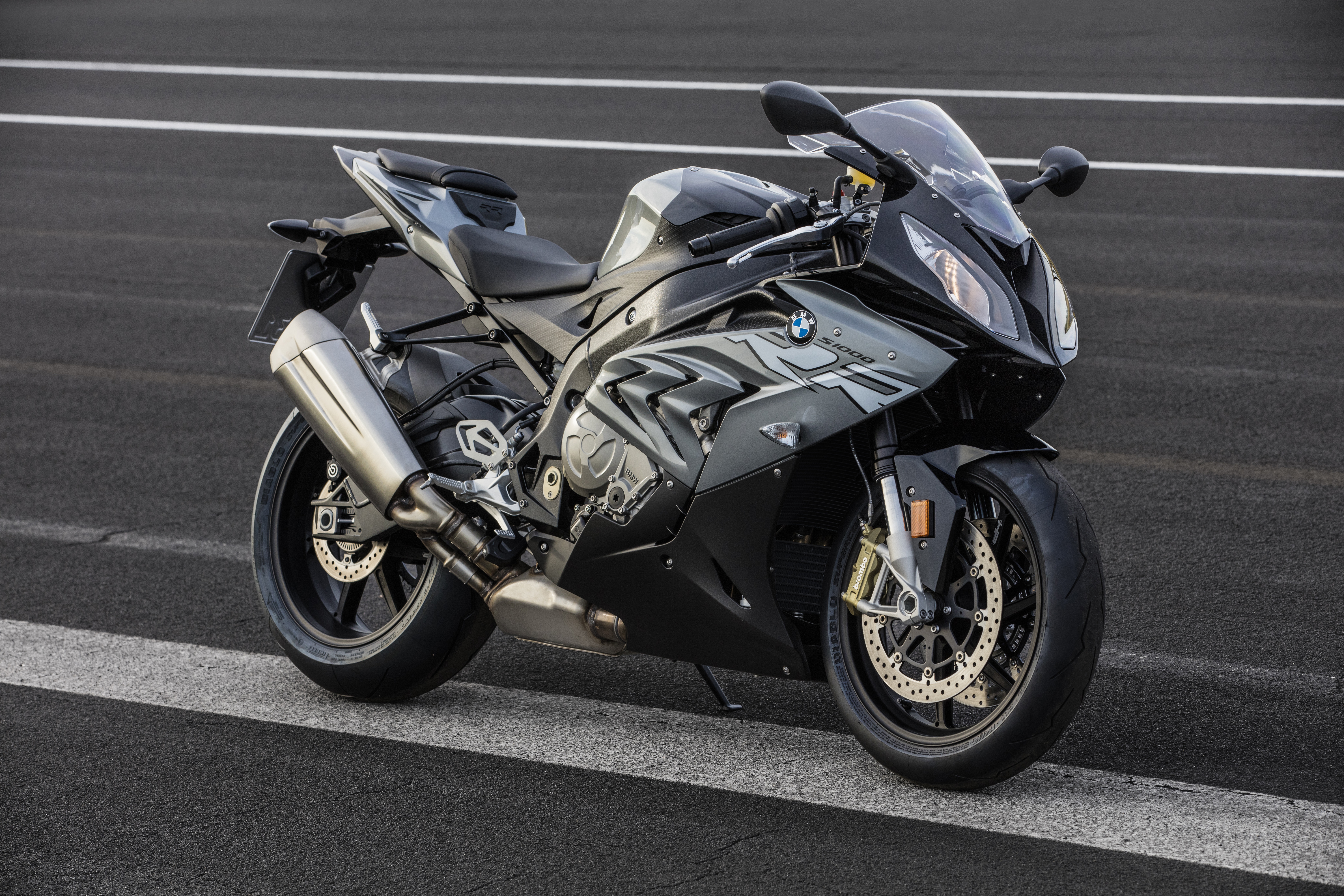 BMW S1000RR Motorcycle on Asphalt HD Wallpaper