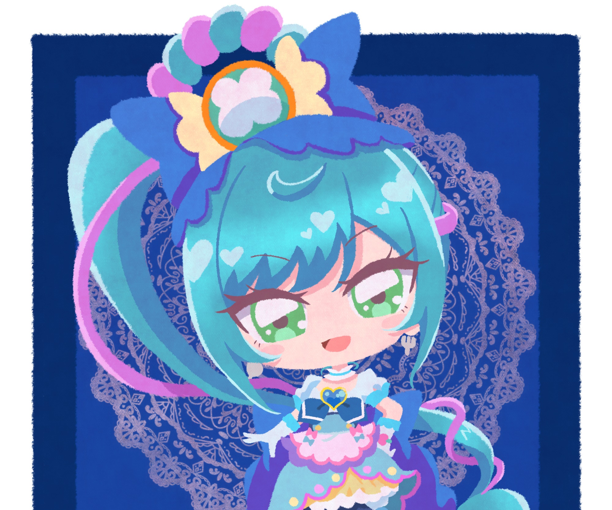 Cure Spicy from Delicious Party♡Precure HD Wallpaper
