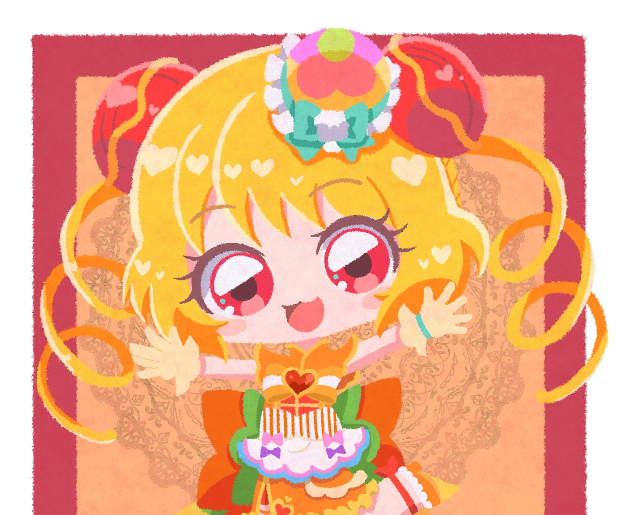 Hanamichi Ran from Delicious Party♡Precure HD Wallpaper