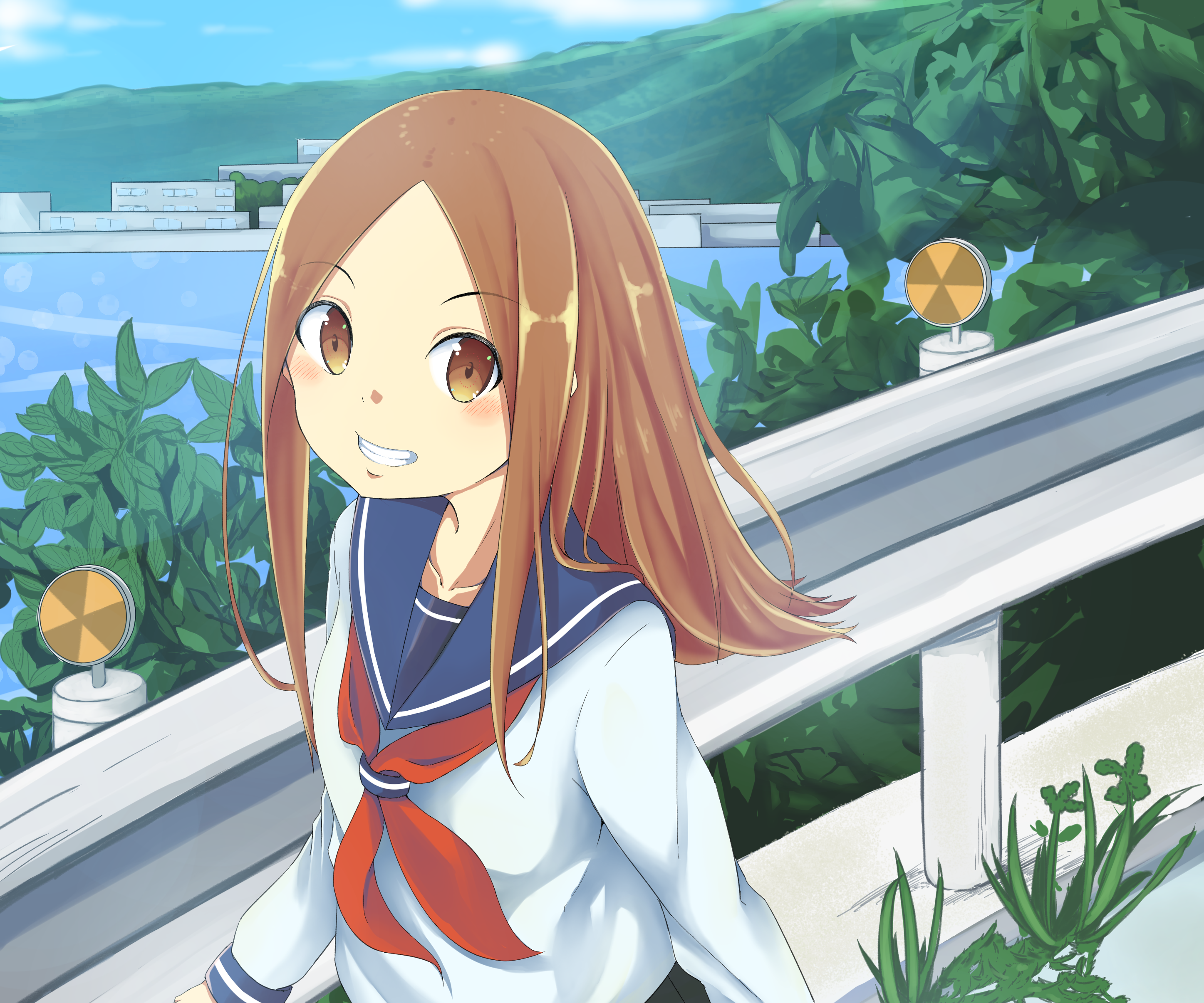 Takagi from Karakai Jouzu No Takagi-san HD Wallpaper