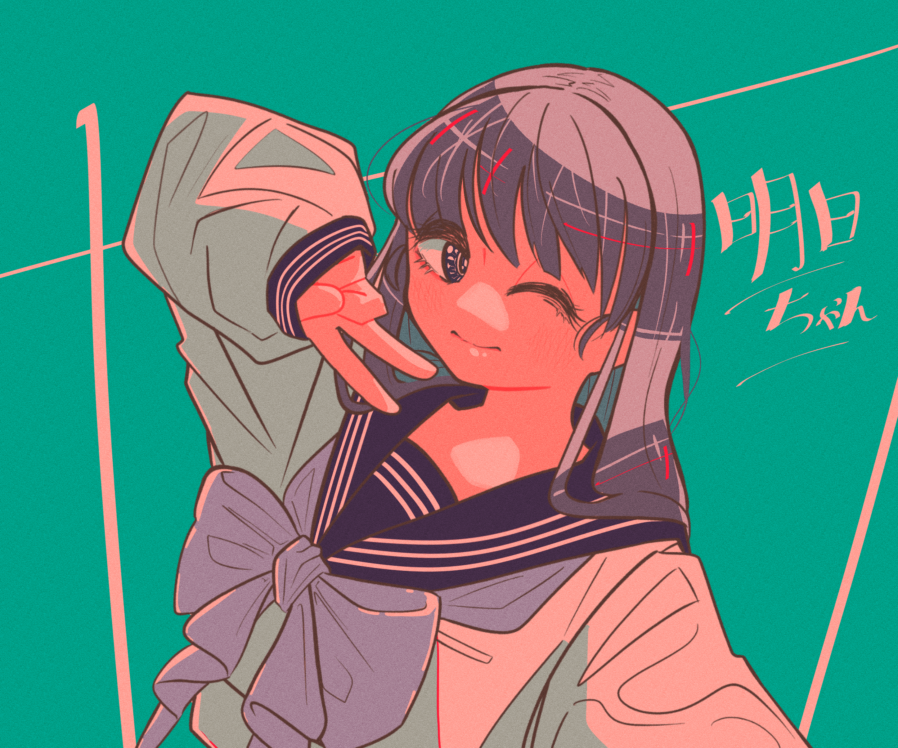 Komichi Akebi from Akebis Sailor Uniform HD Wallpaper