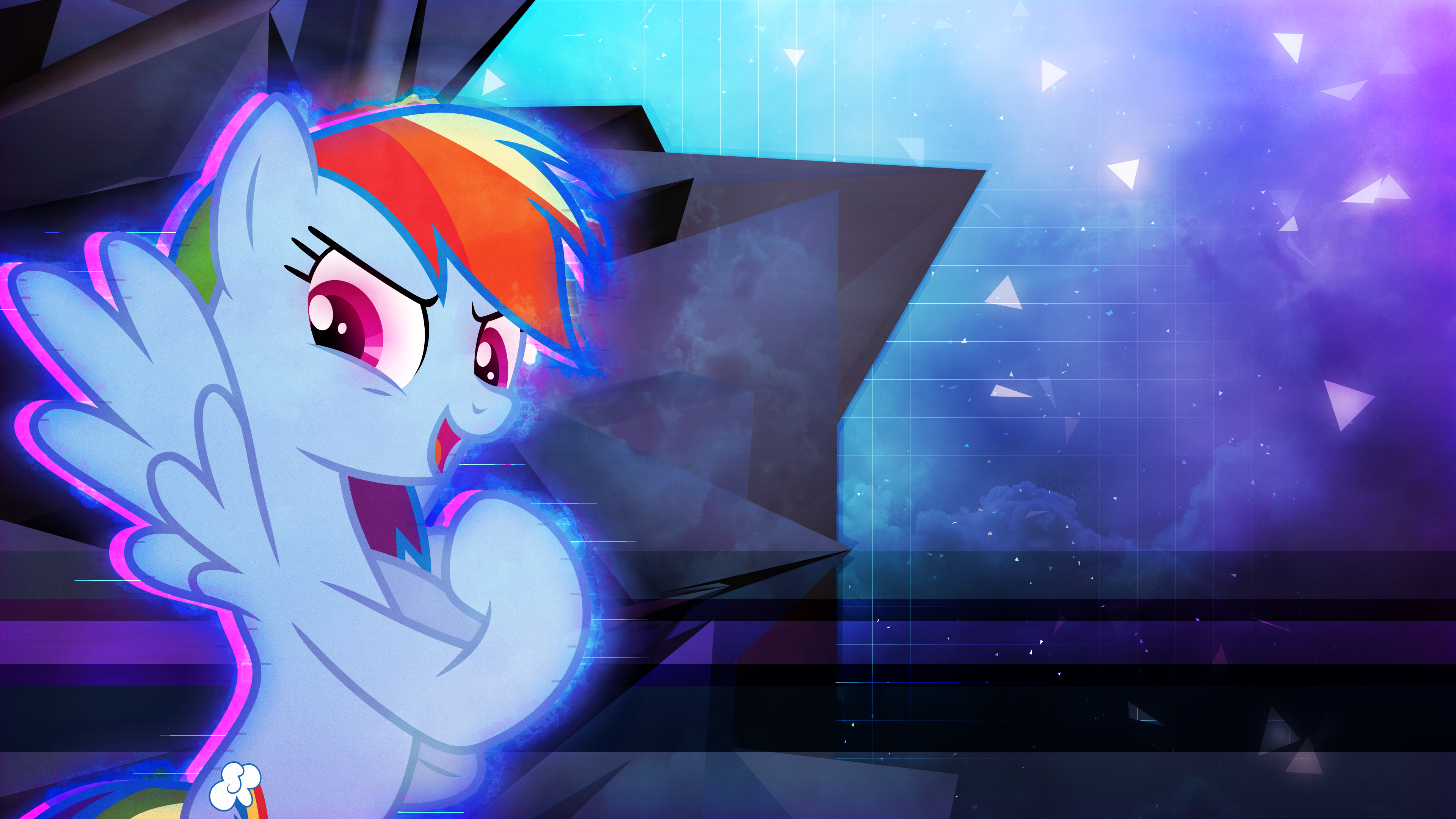 Rainbow Dash from My Little Pony: Friendship Is Magic 4K HD Wallpaper