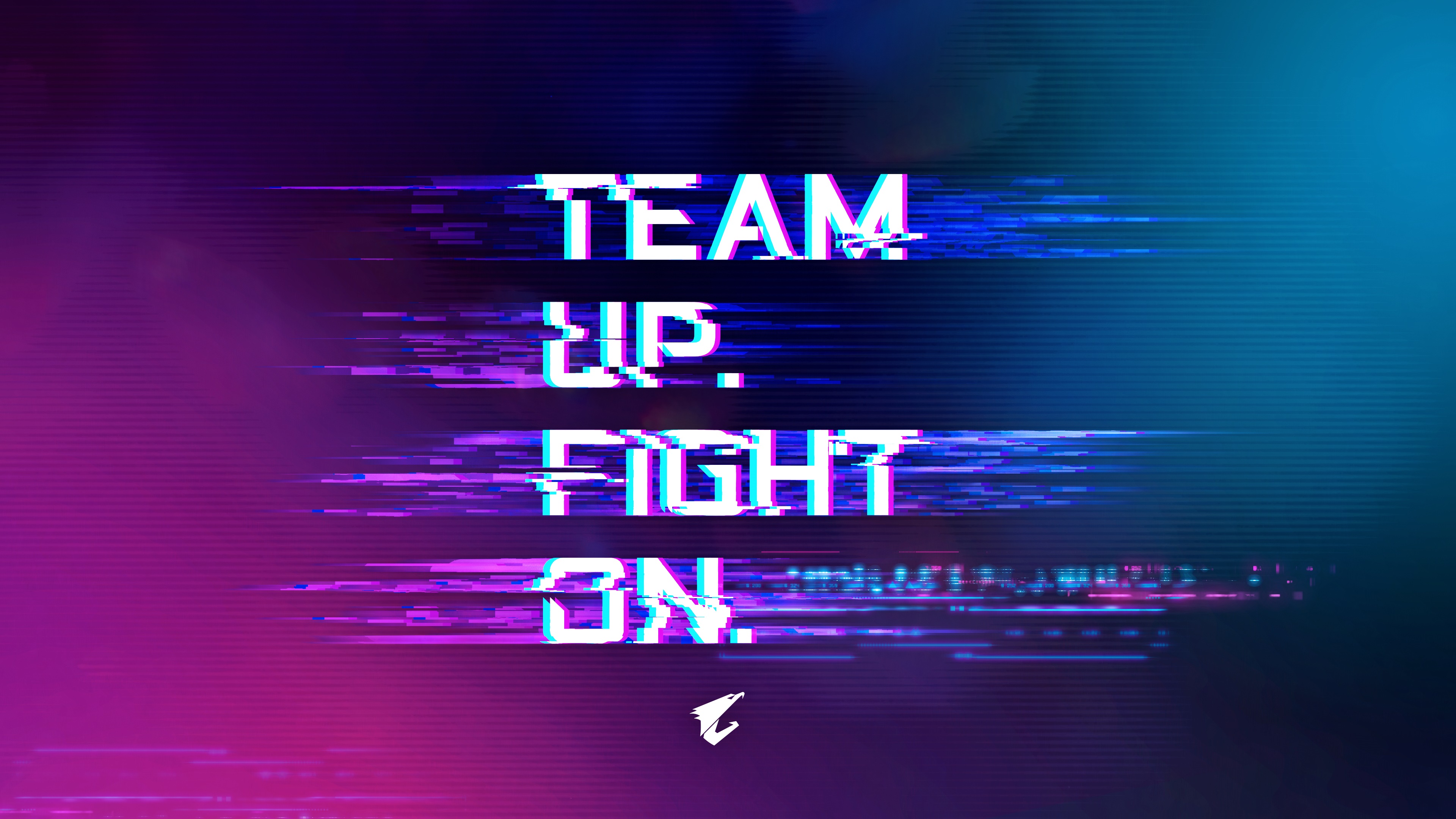 Gigabyte AORUS Team Up Fight On 4K HD Wallpaper
