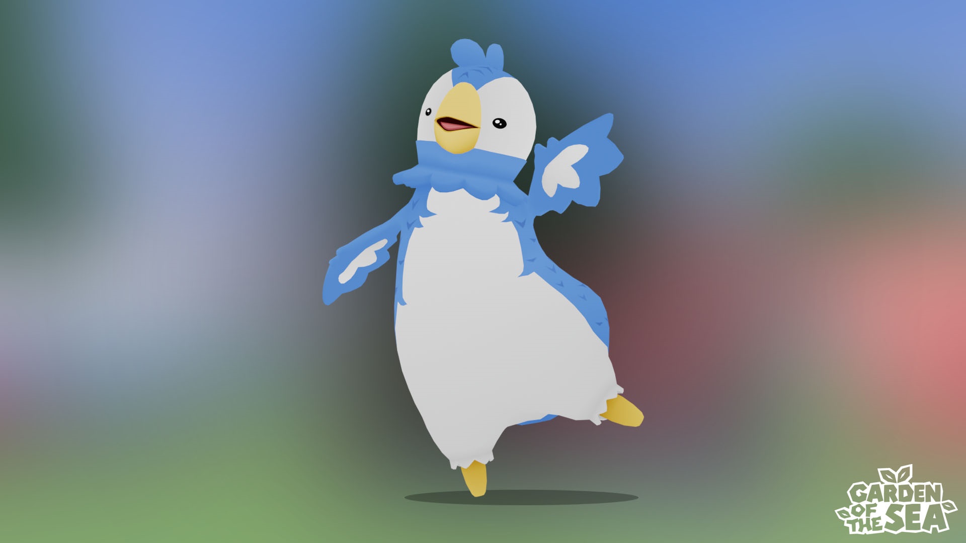 Piplup from Garden of the Sea HD Wallpaper