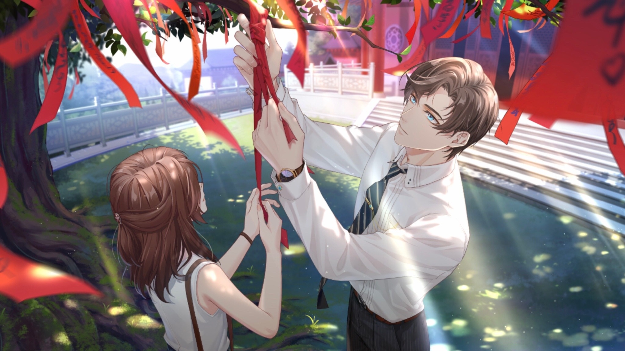 Rosa and Sakyo Shizuma from Tears of Themis HD Wallpaper