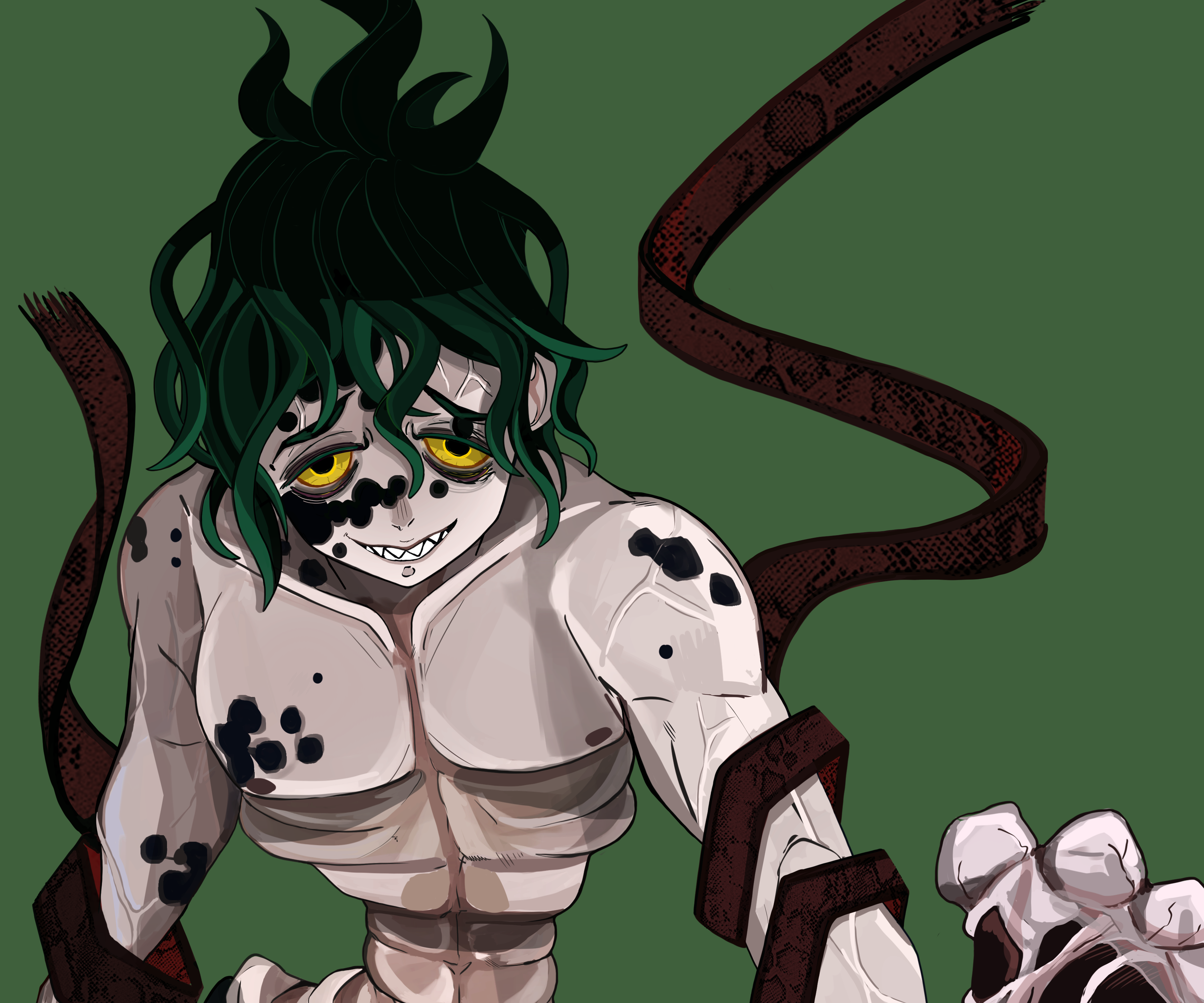 Gyutaro from Demon Slayer: Kimetsu No Yaiba HD Wallpaper