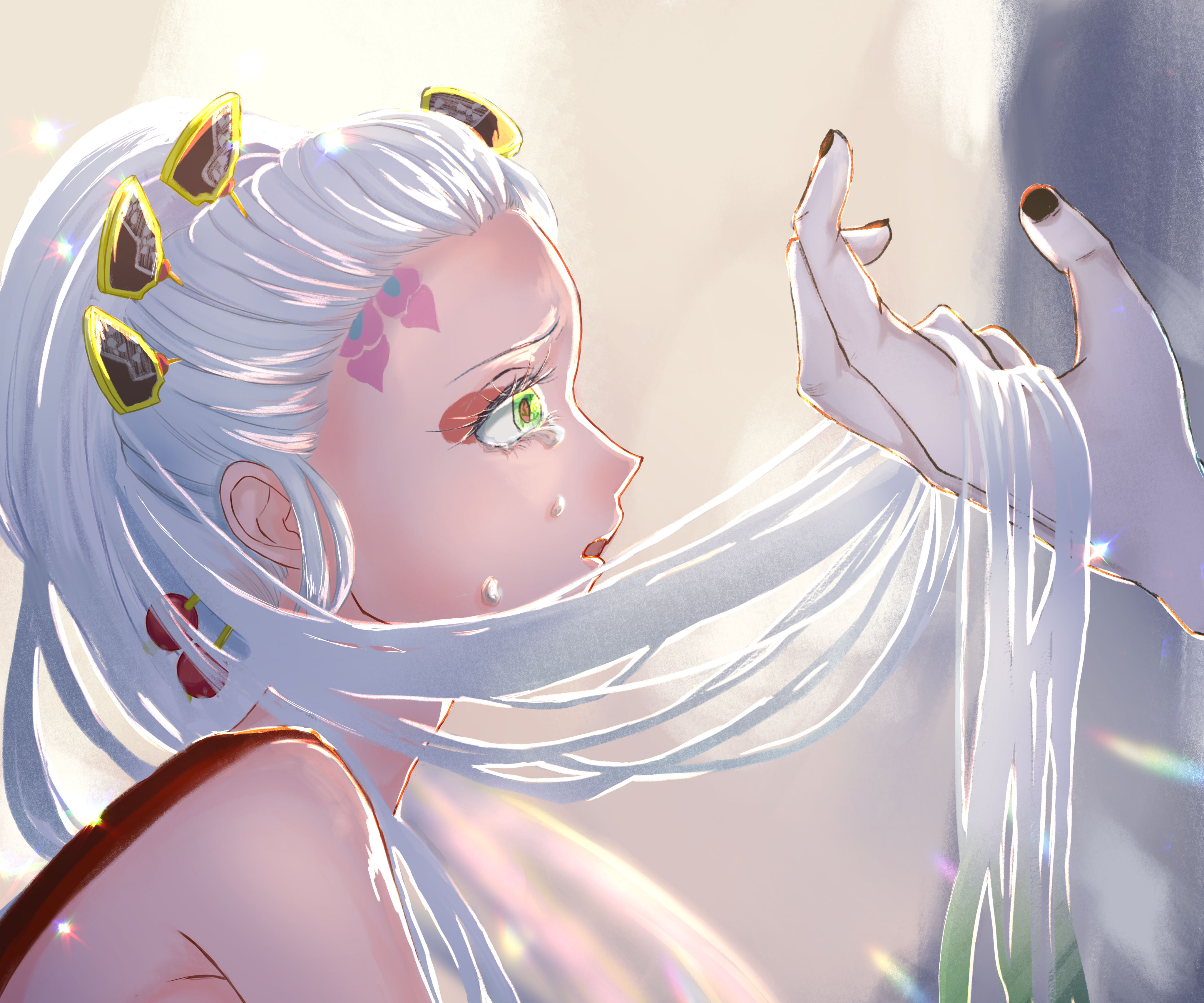 Daki from Demon Slayer: Kimetsu No Yaiba 4K HD Wallpaper
