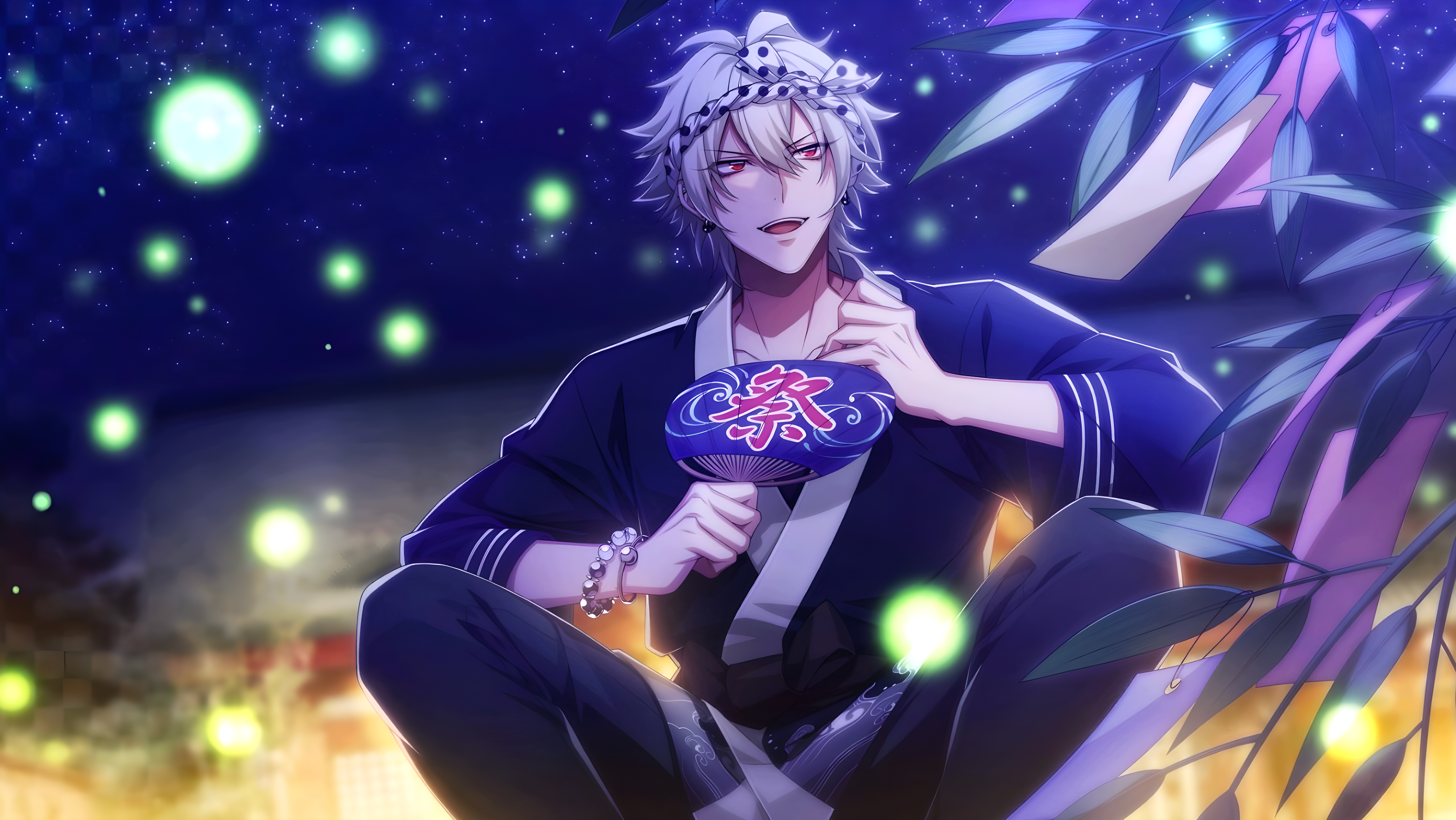 Samatoki Aohitsugi from Hypnosis Mic 4K HD Wallpaper