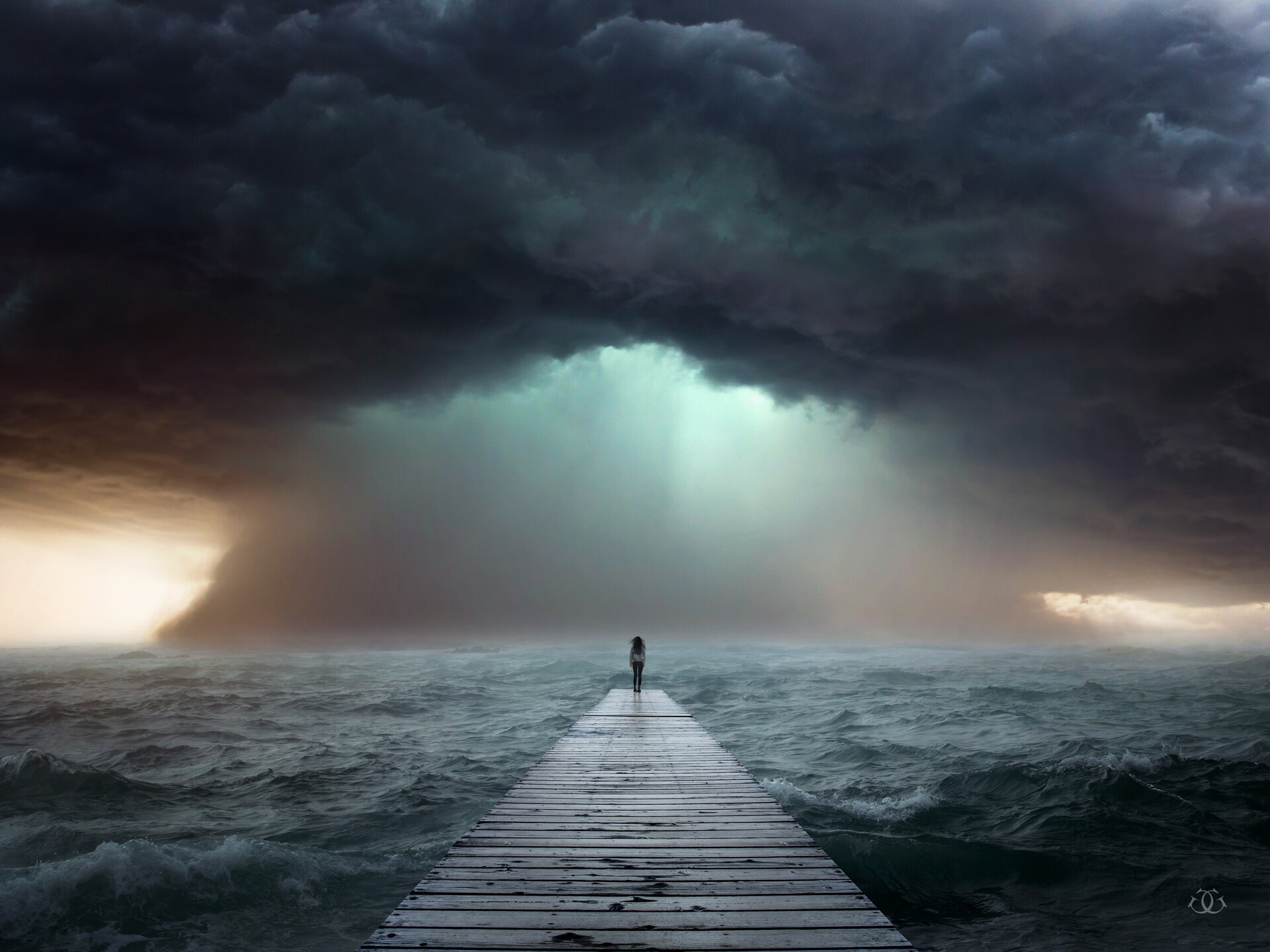 Let the Rain Clouds Come by Gabriel Gajdos HD Wallpaper